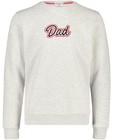 Sweaters - Lichtgrijze 'Dad' trui