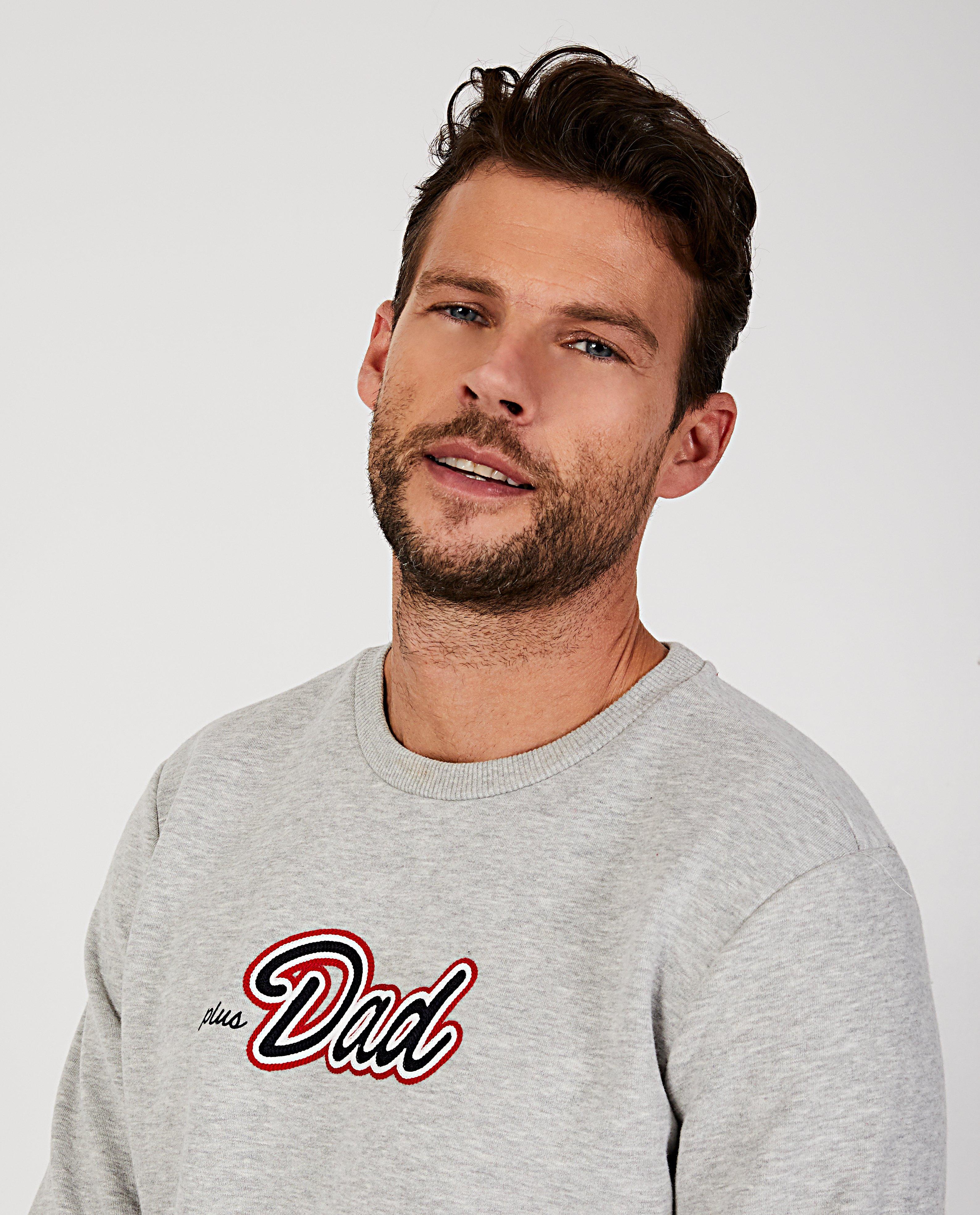 Sweaters - Lichtgrijze 'Plusdad' trui