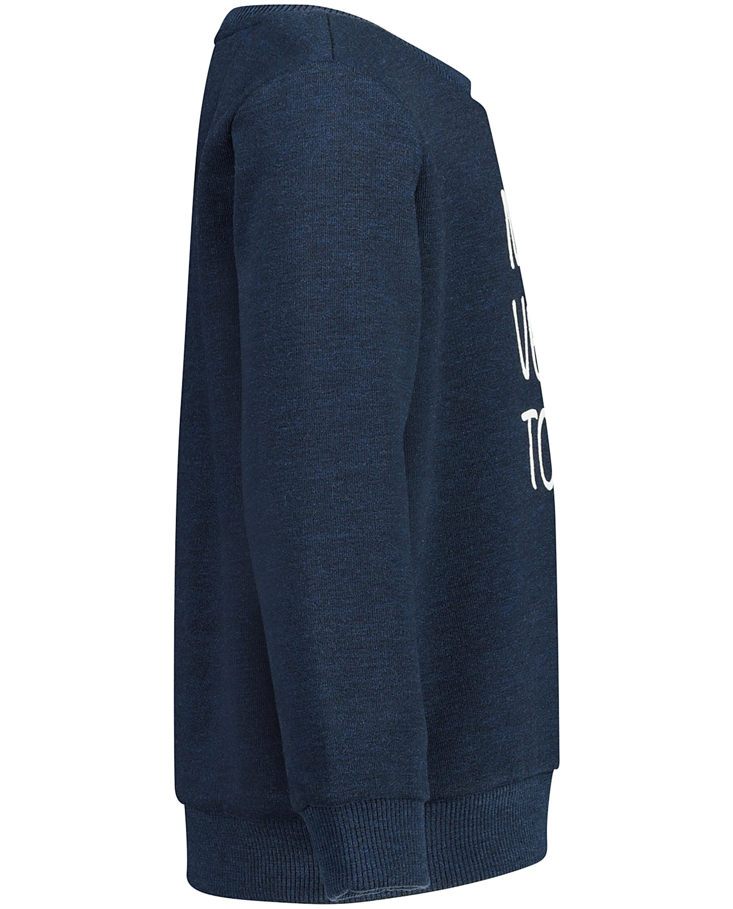 Sweaters - Blauwe unisex sweater, 2-7 jaar