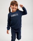 Blauwe unisex sweater, 2-7 jaar - familystoriesJBC - JBC