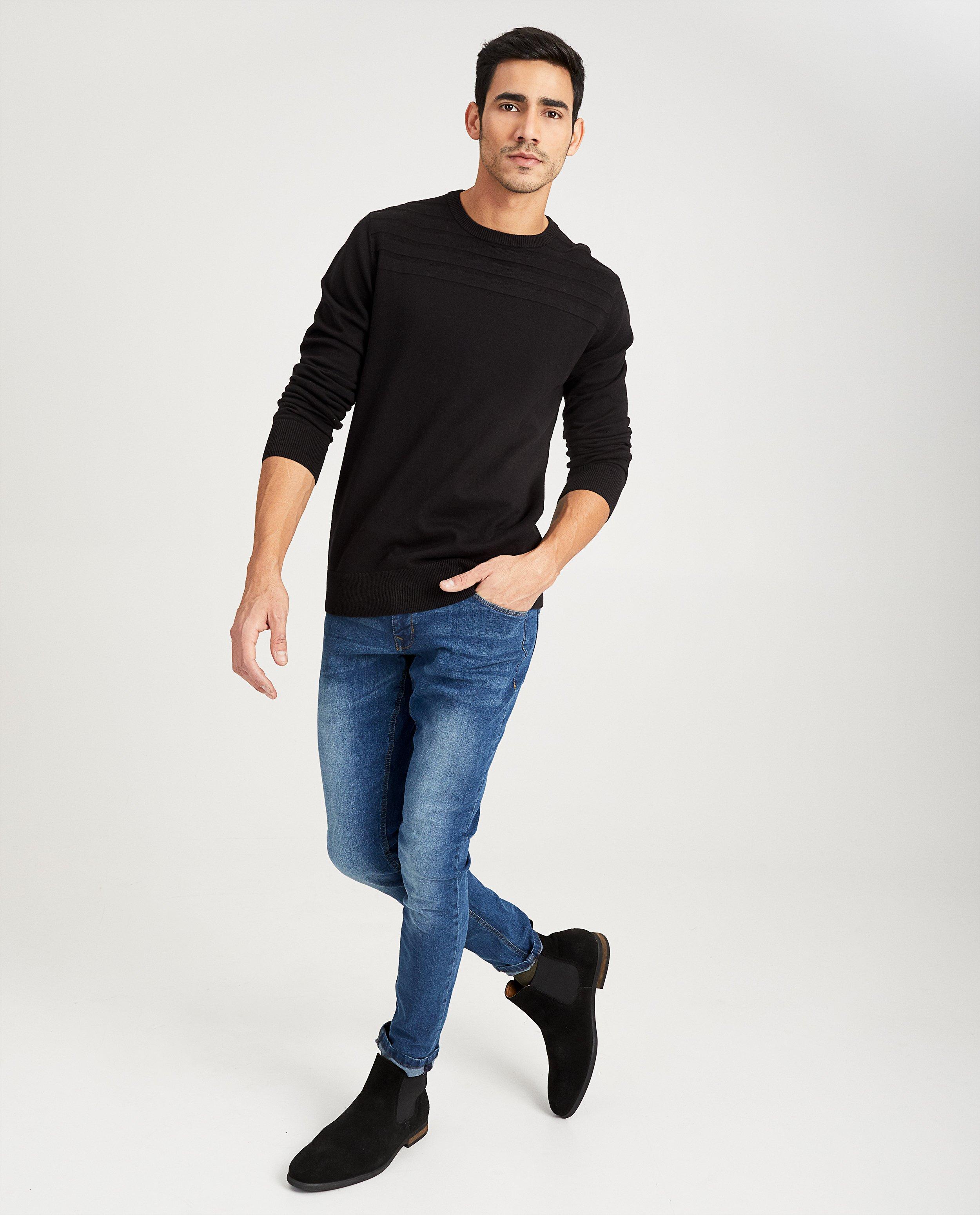 Lichtblauwe jeans - met wassing - JBC