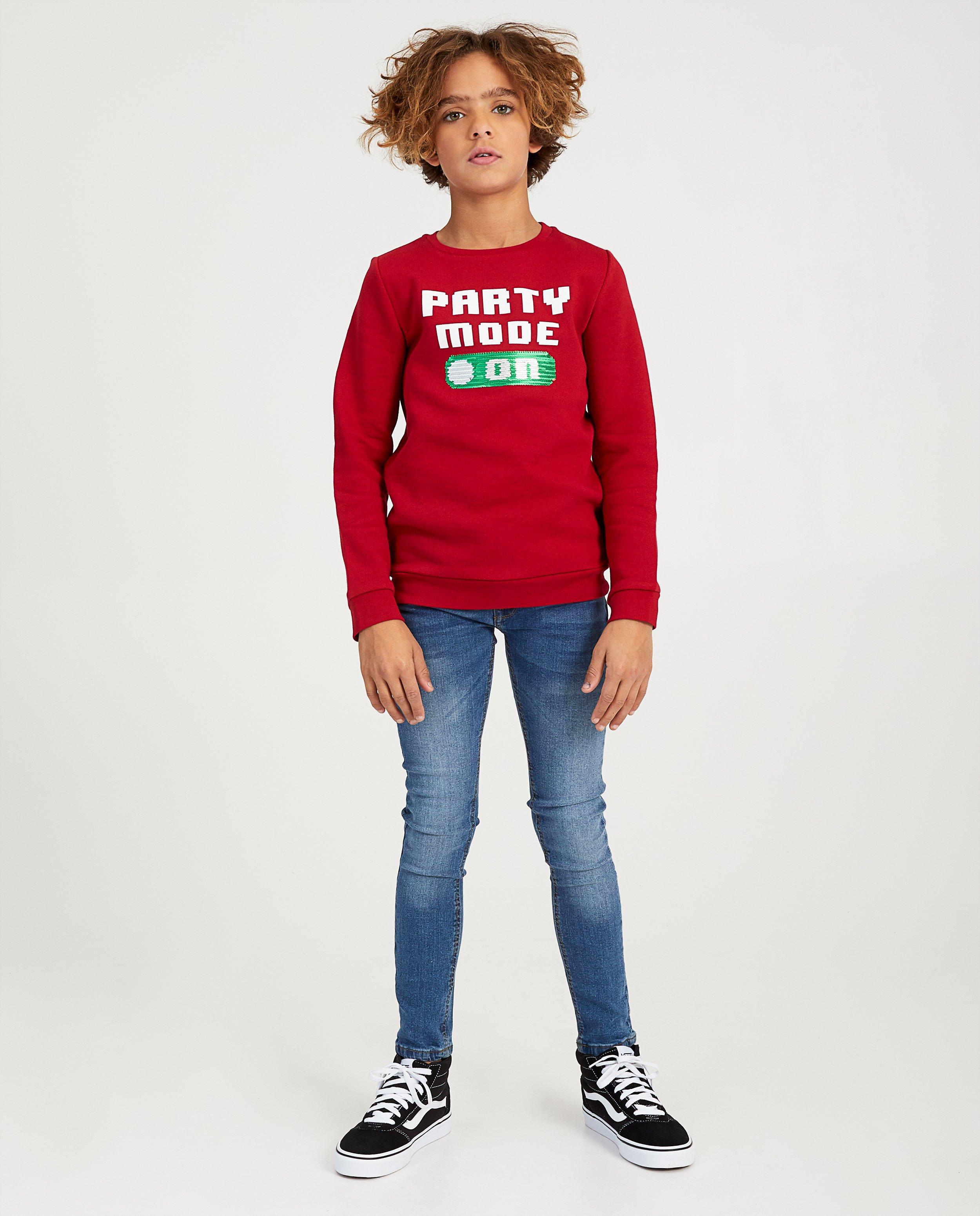 Jeans noir, 7-14 ans - délavé - JBC