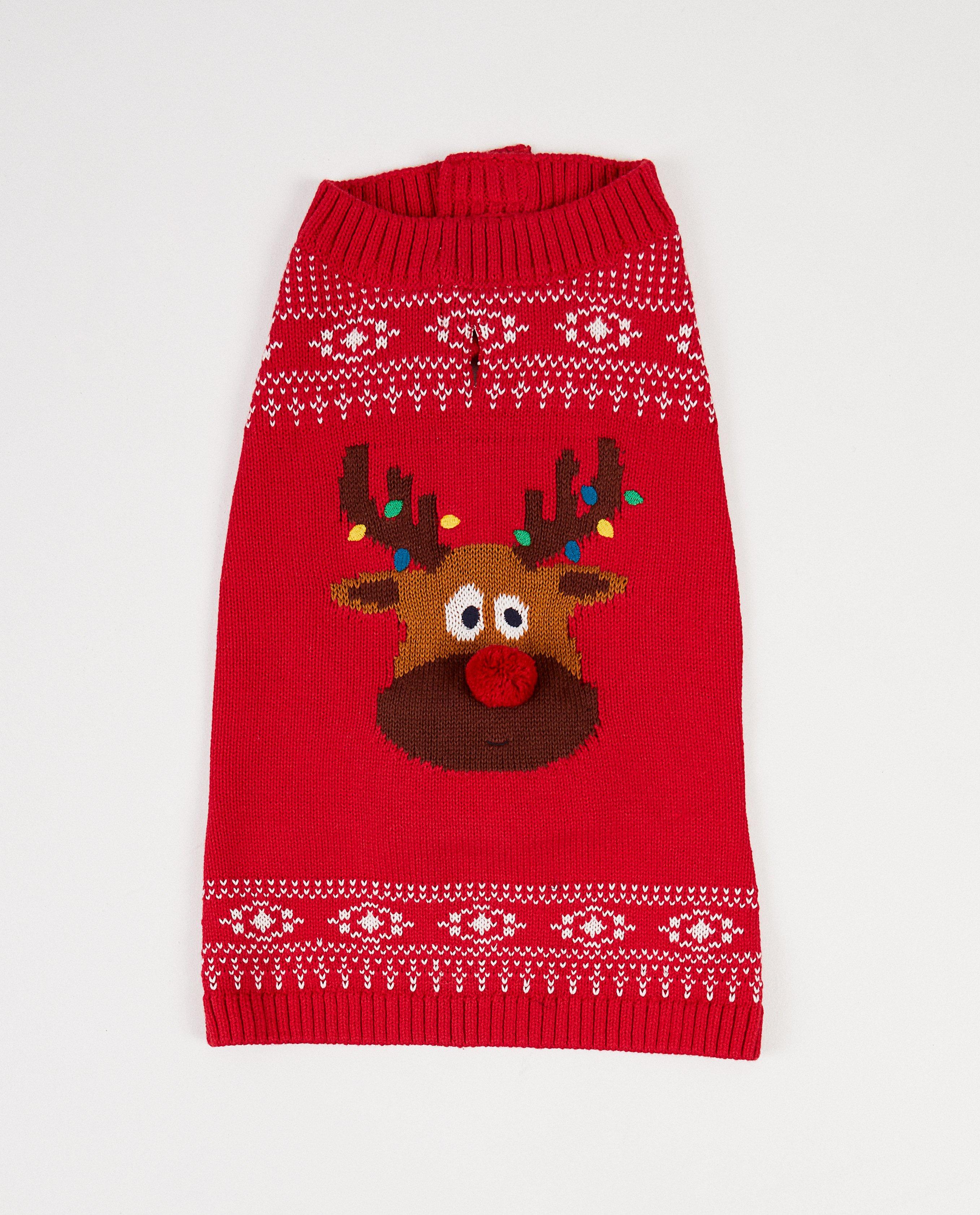 Cadeaux - Pull de Noël rouge pour chiens