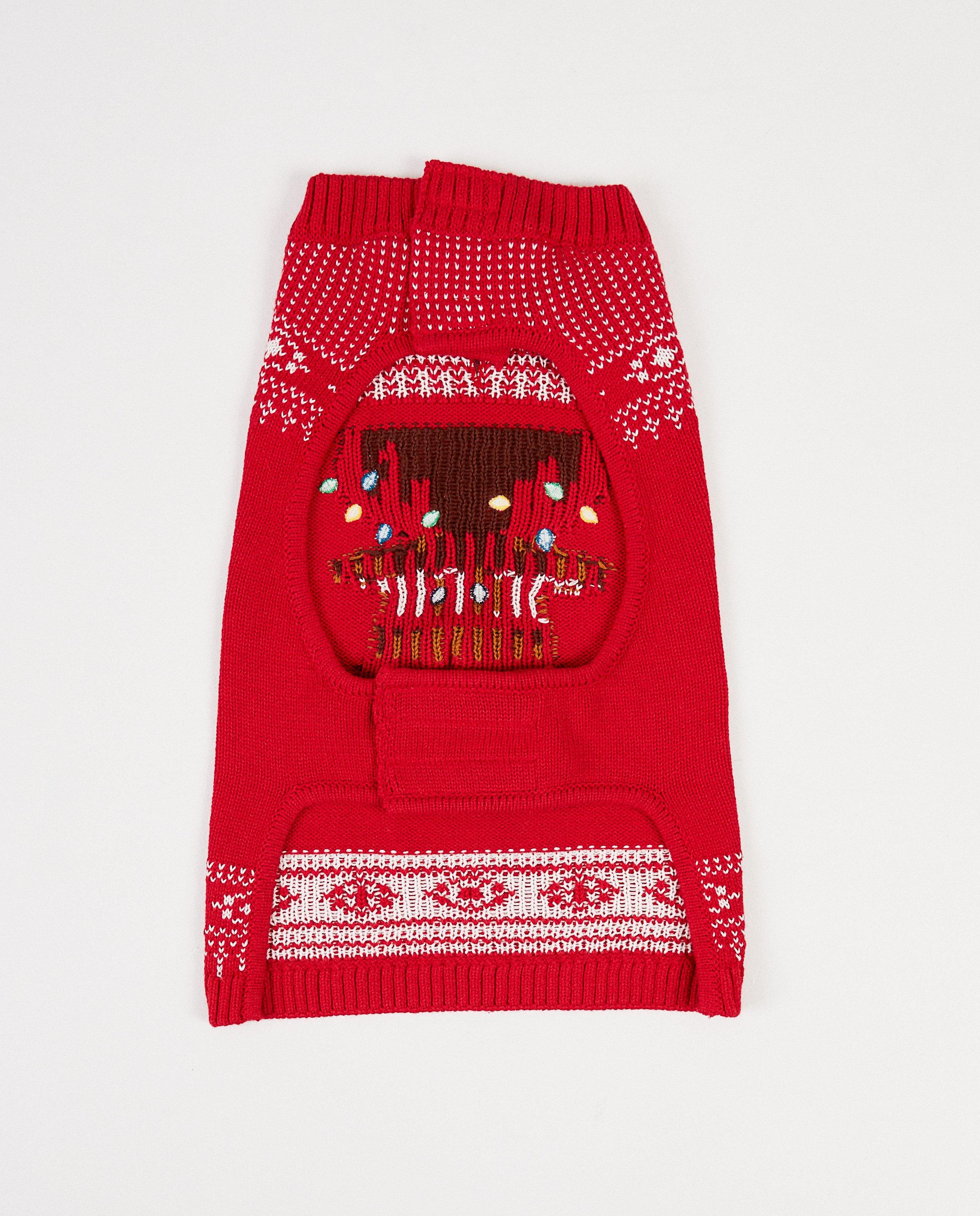 Cadeaux - Pull de Noël rouge pour chiens