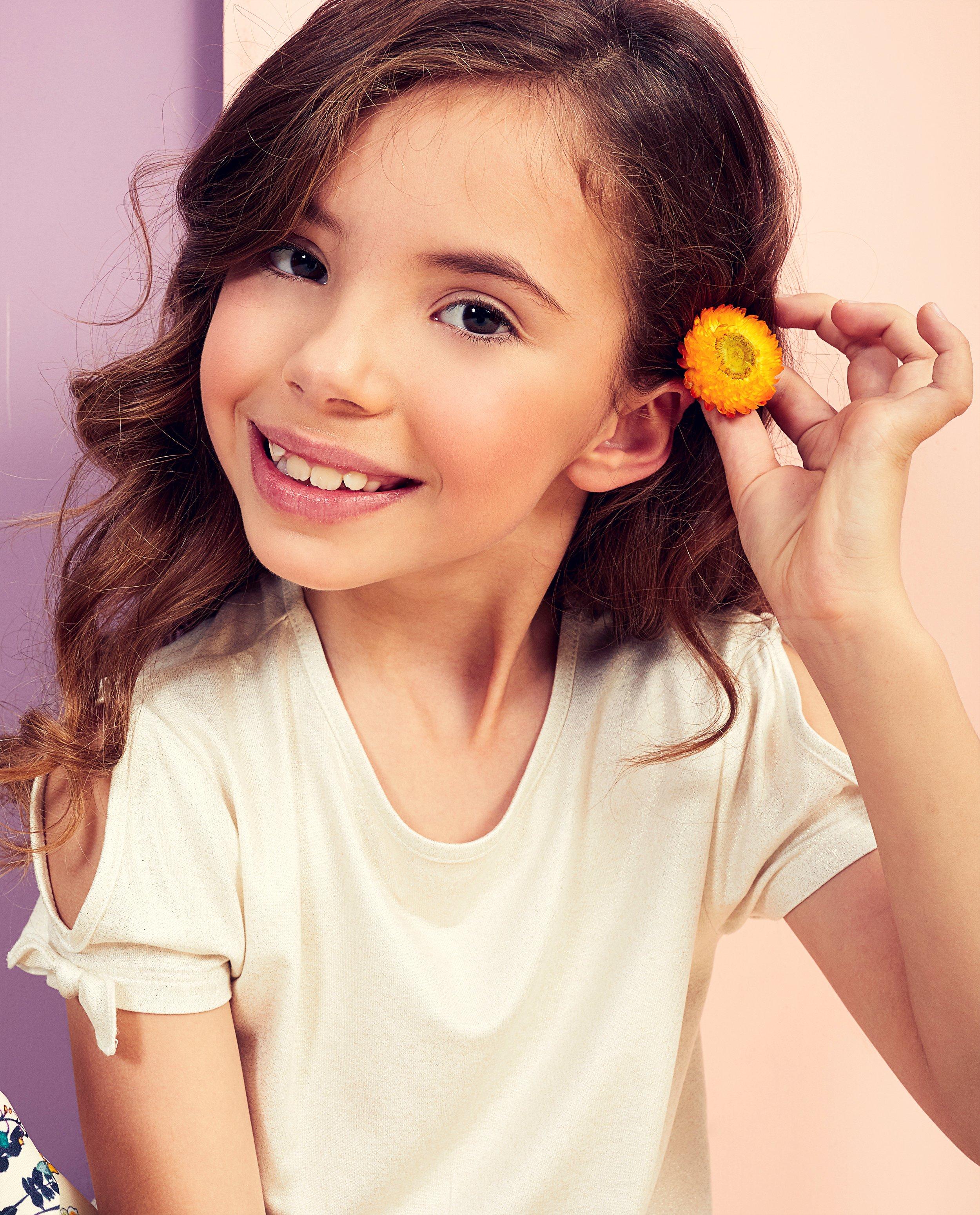 T-shirts - Witte top met glitter Communie
