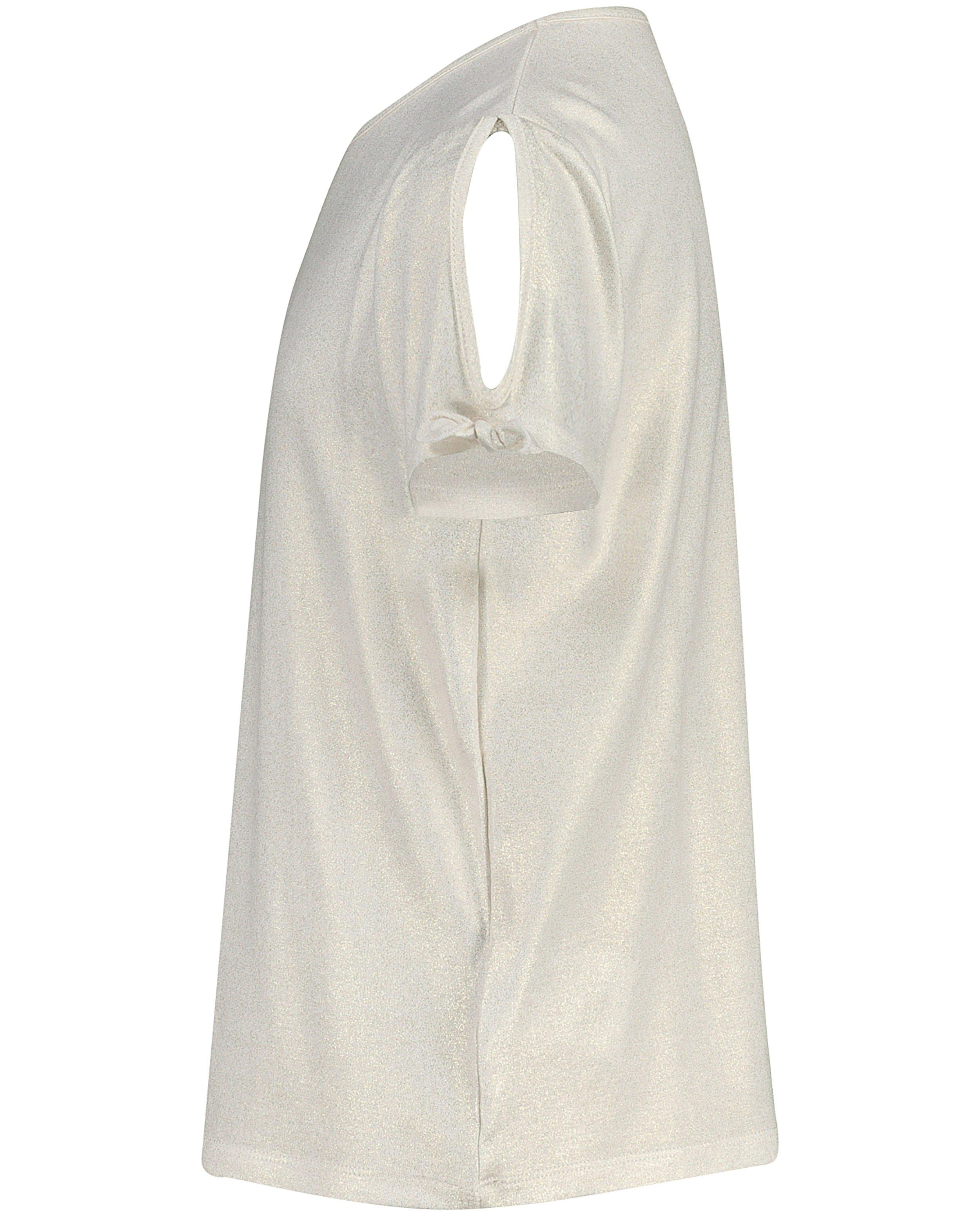 T-shirts - Witte top met glitter Communie