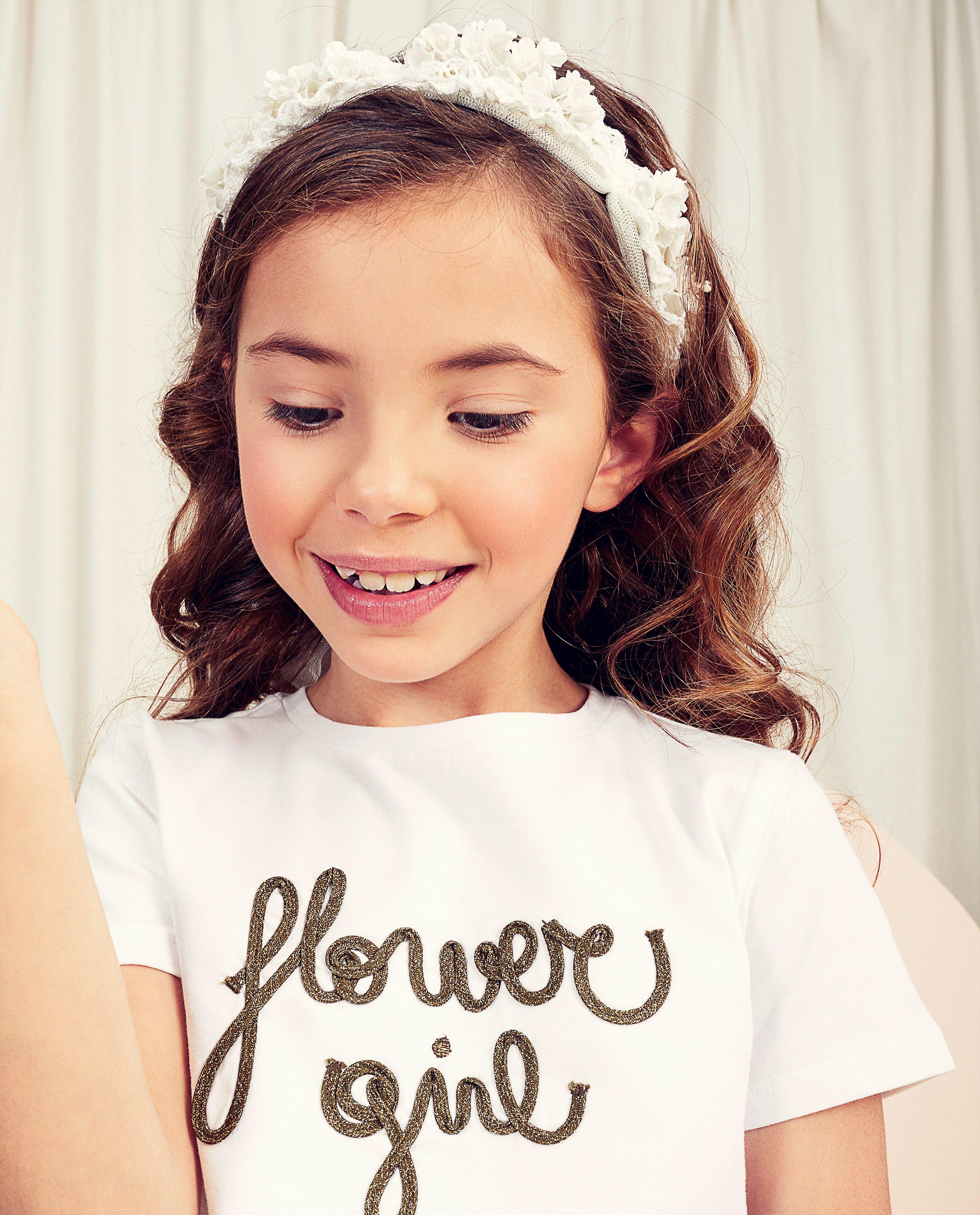 T-shirts - Wit T-shirt met opschrift Communie