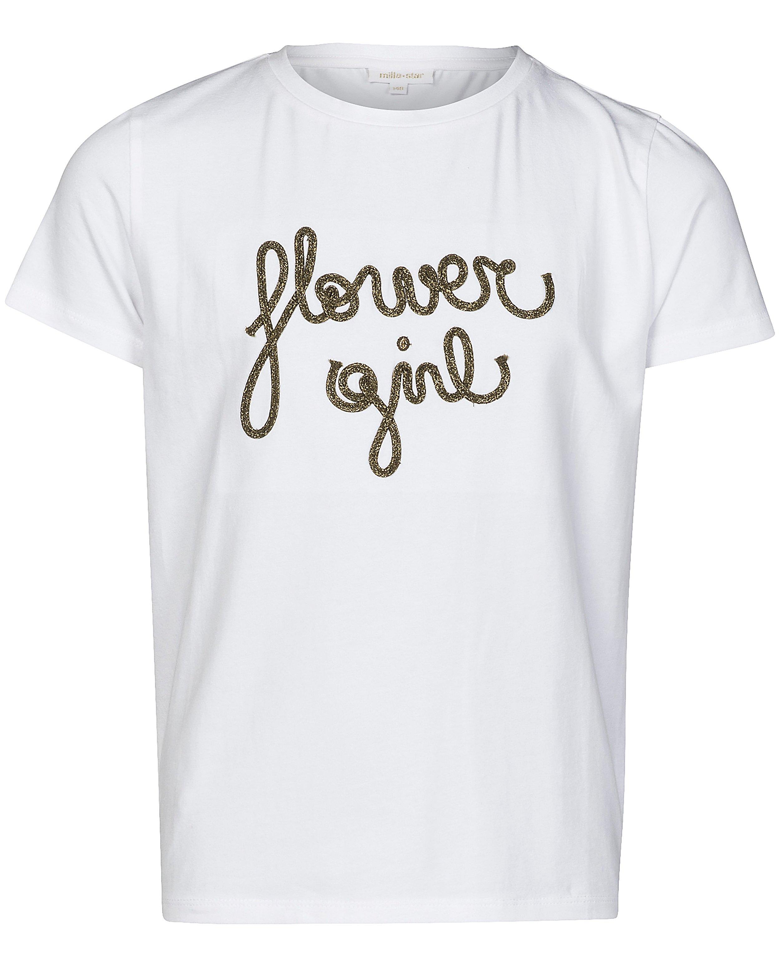 T-shirts - Wit T-shirt met opschrift Communie