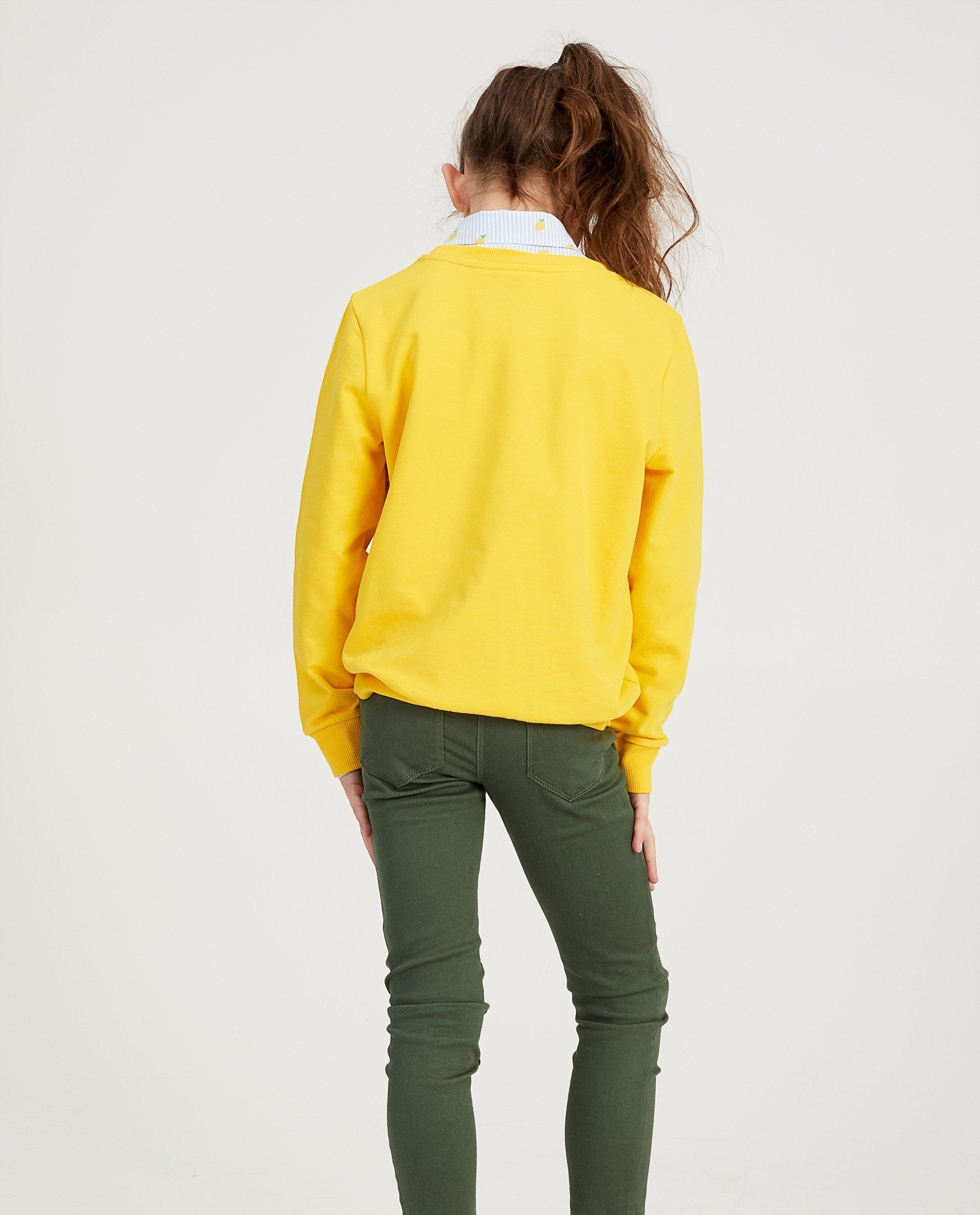 Gele sweater met print BESTies - Product Detail - lichtgeel - afbeelding nummer 3