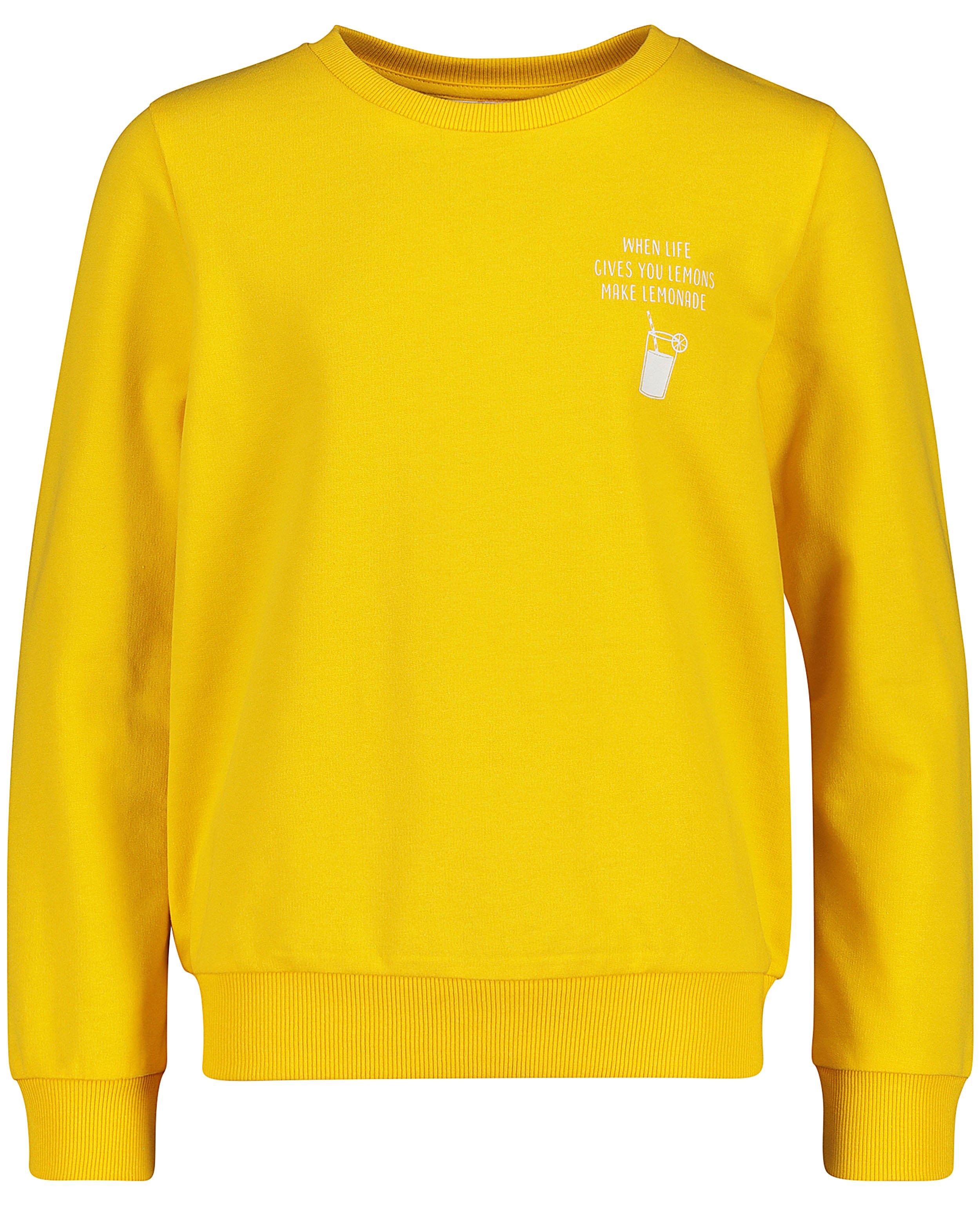 Gele sweater met print BESTies - Product Detail - lichtgeel - afbeelding nummer 5