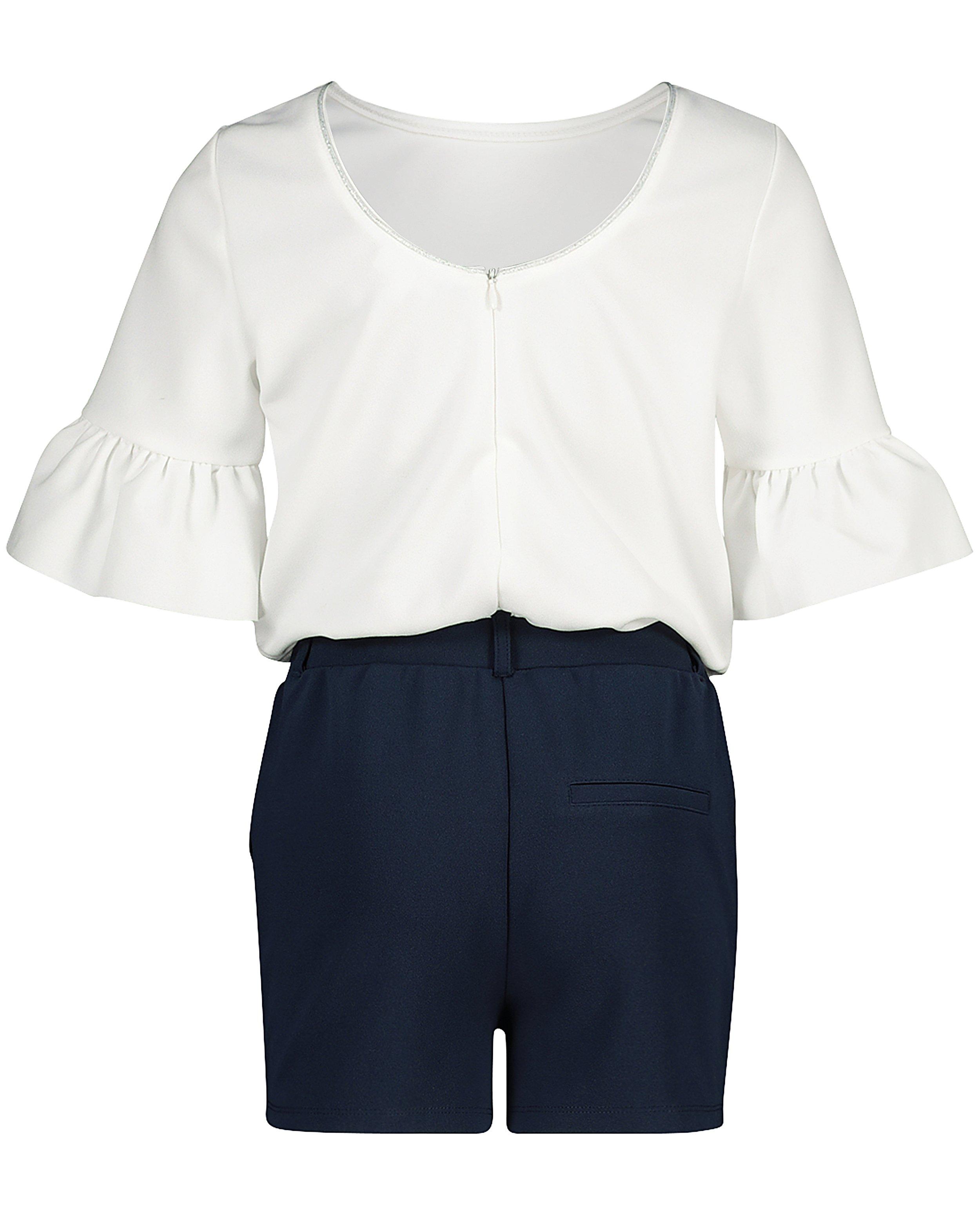 Jumpsuits - Jumpsuit in wit en blauw Communie