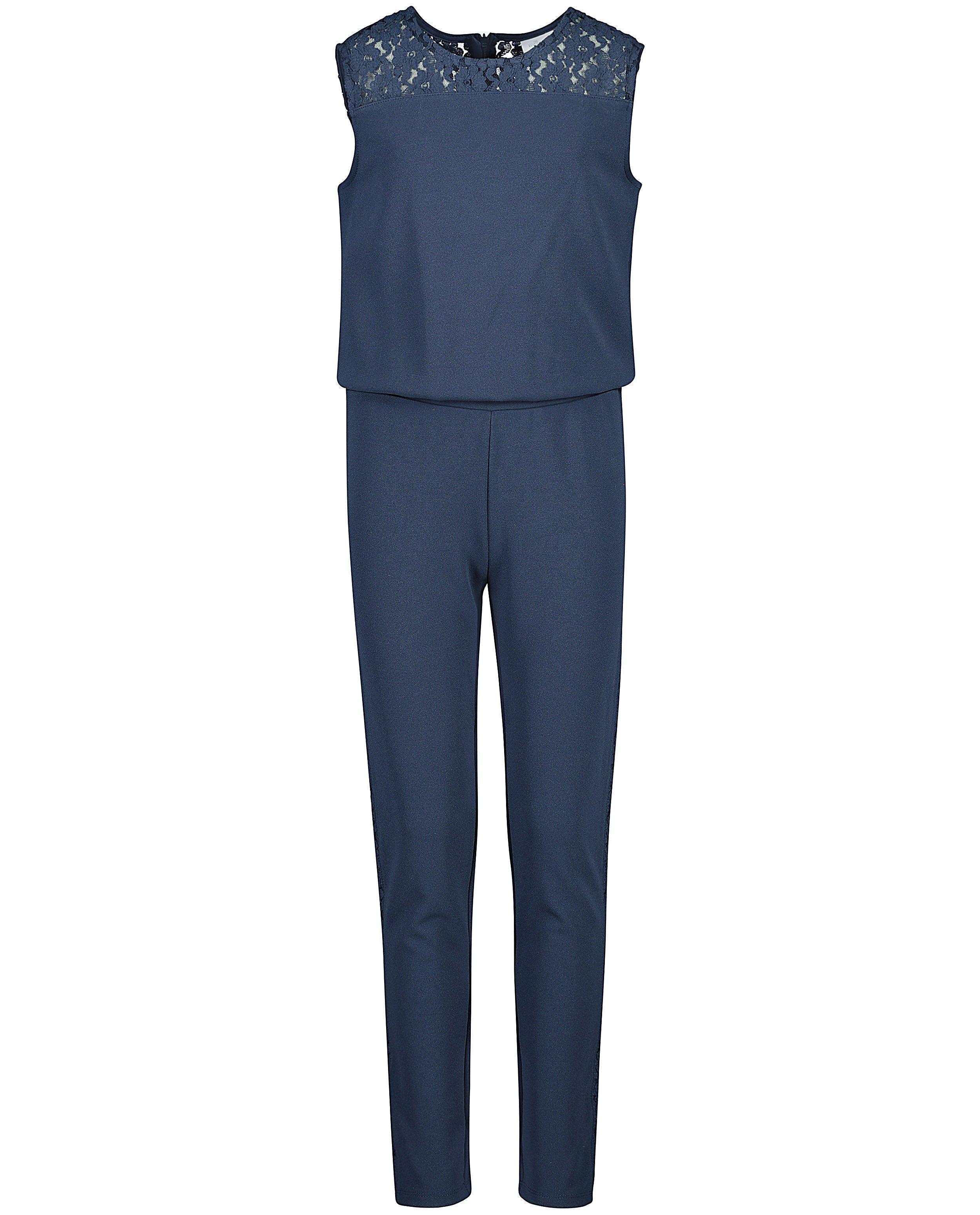 Jumpsuits - Blauwe jumpsuit met kant Communie