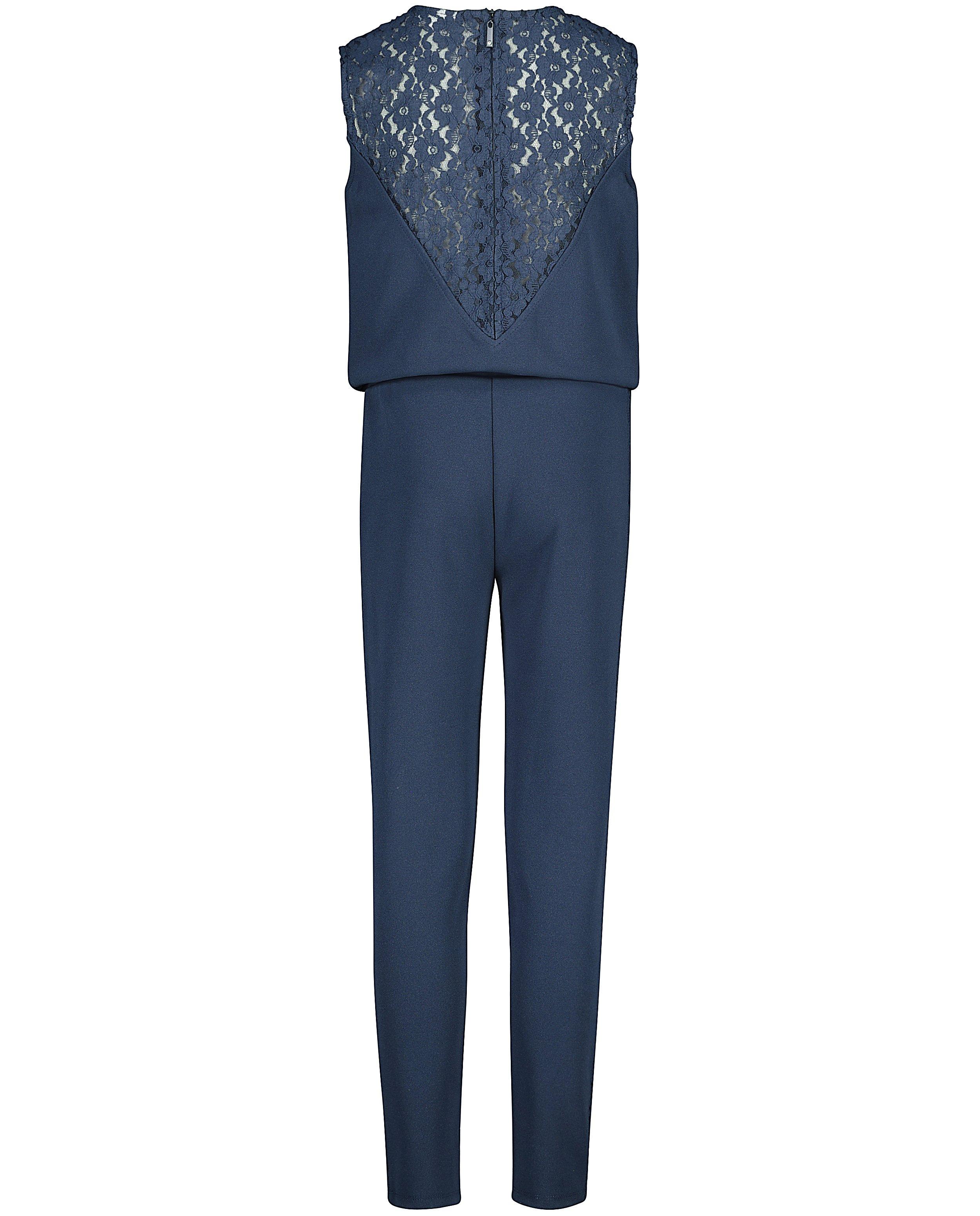 Jumpsuits - Blauwe jumpsuit met kant Communie