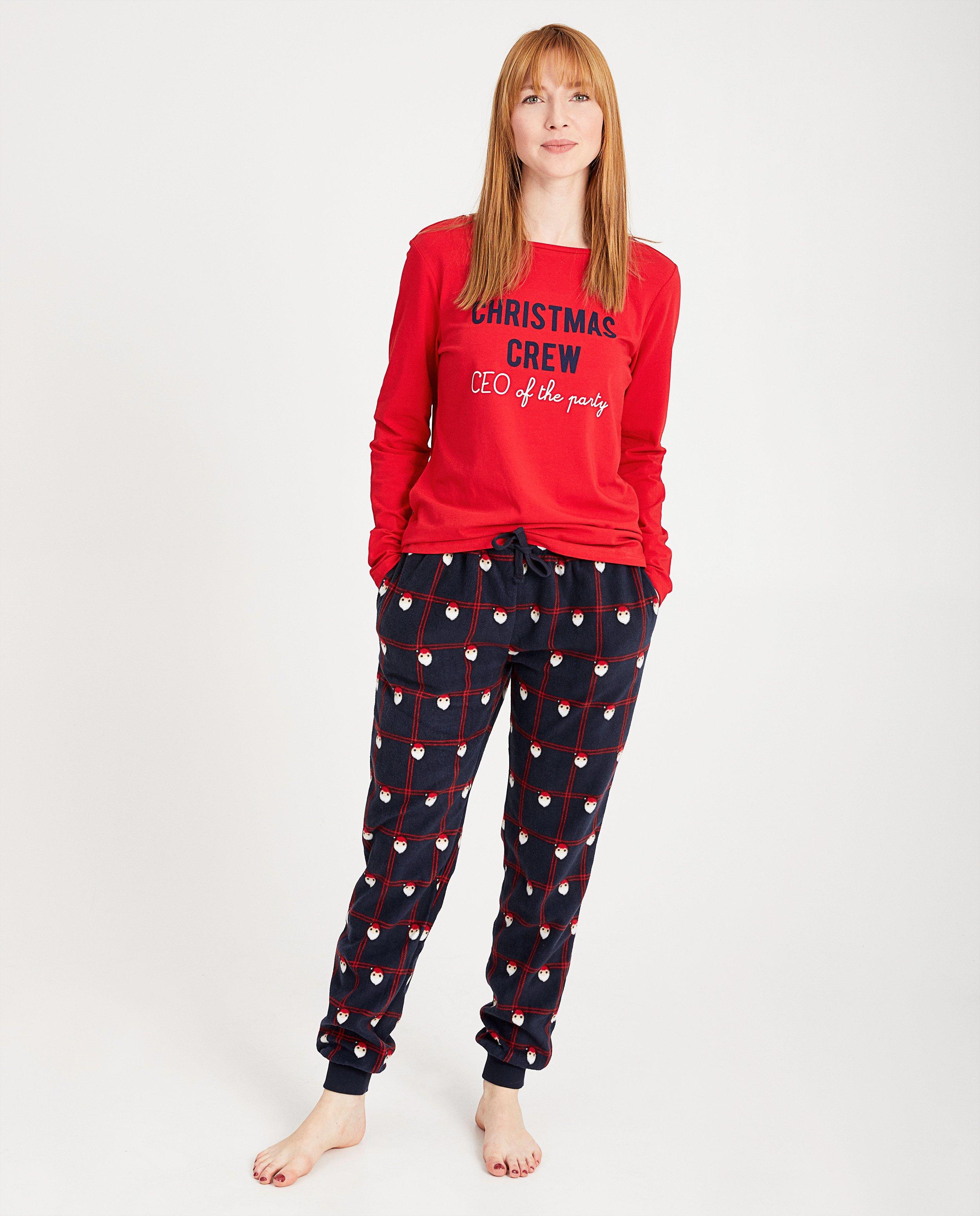 Nachtkleding - Rode kerst-pyjama