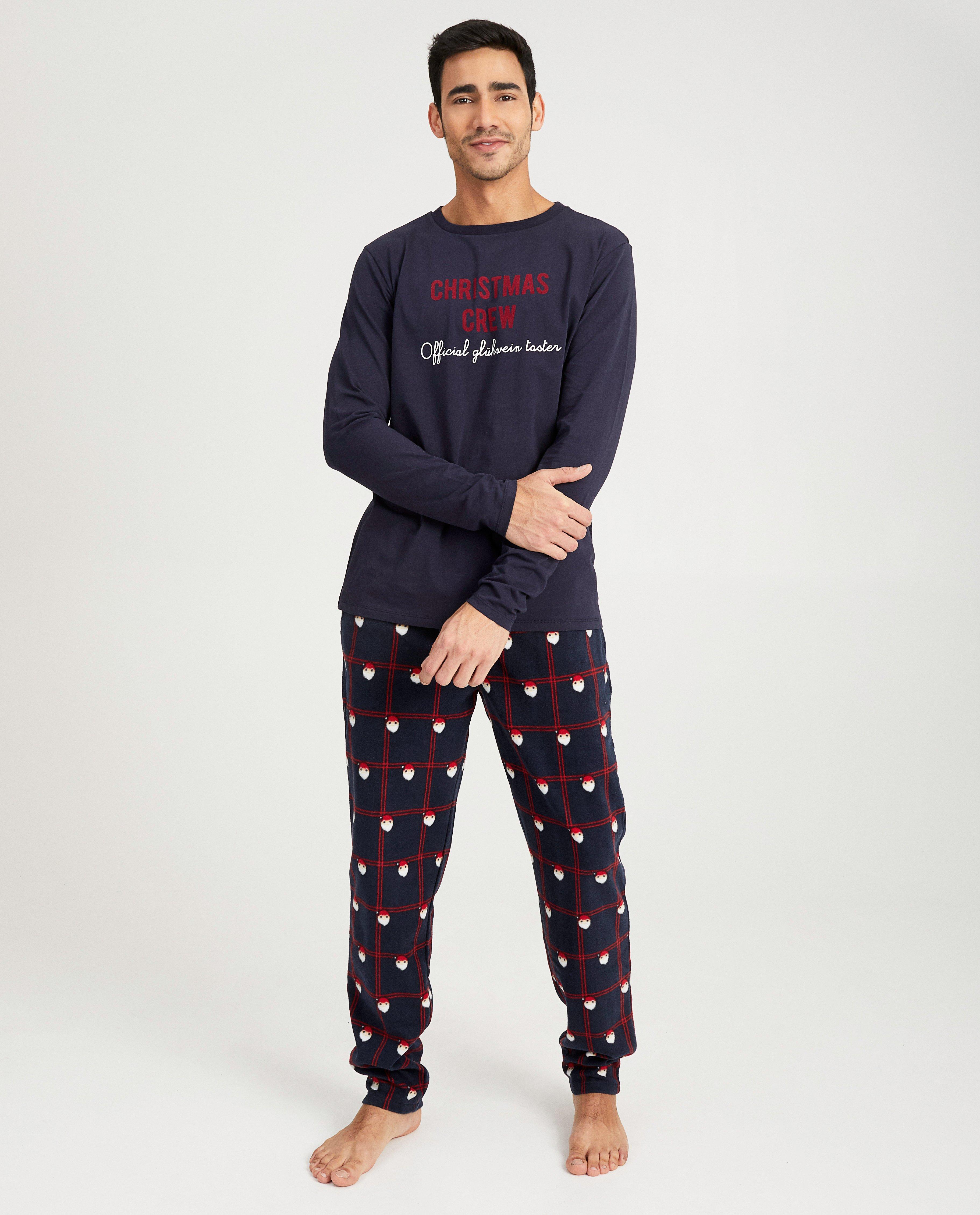 Blauwe kerst-pyjama - Product Detail - donkerblauw - afbeelding nummer 1