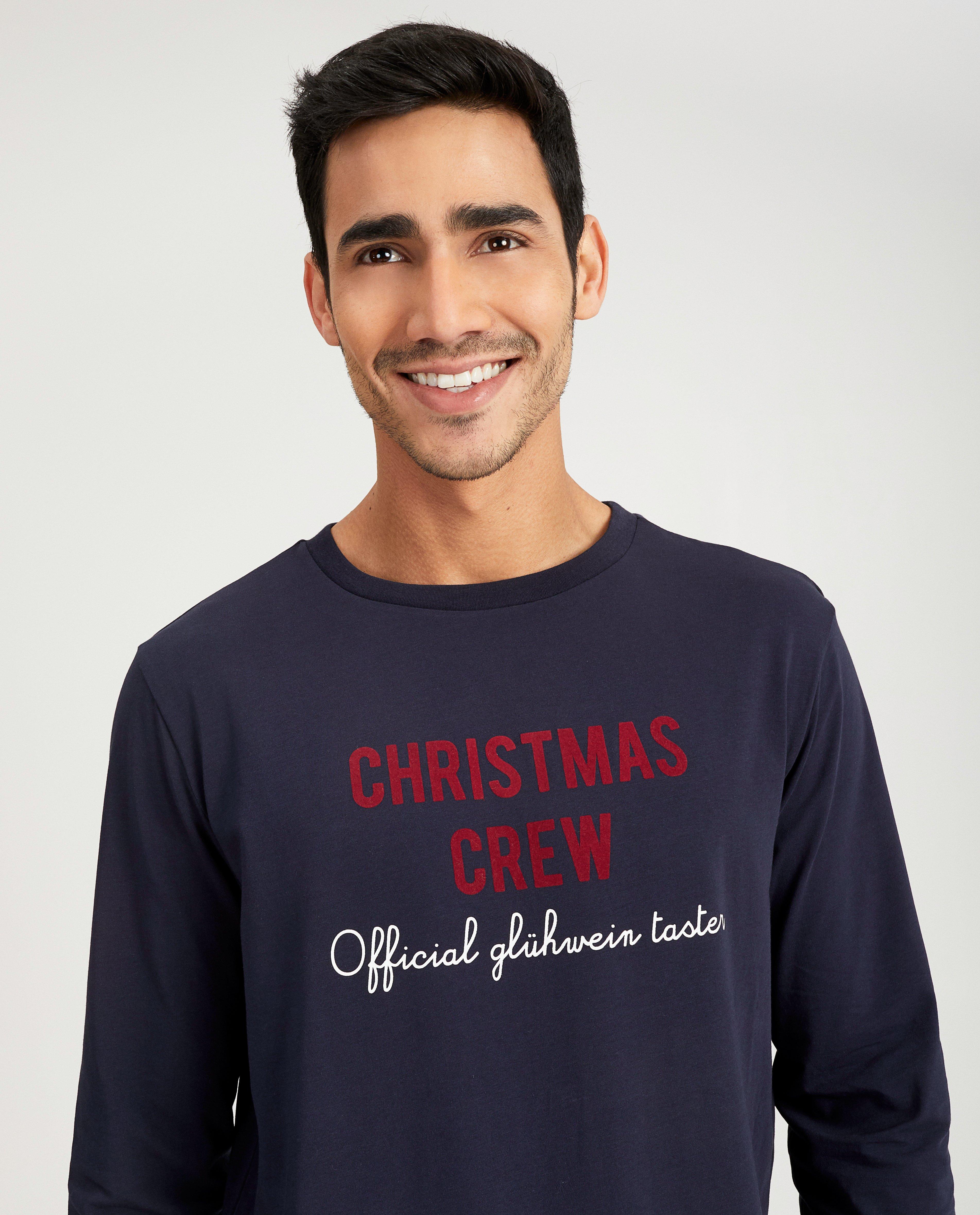 Blauwe kerst-pyjama - Product Detail - donkerblauw - afbeelding nummer 2