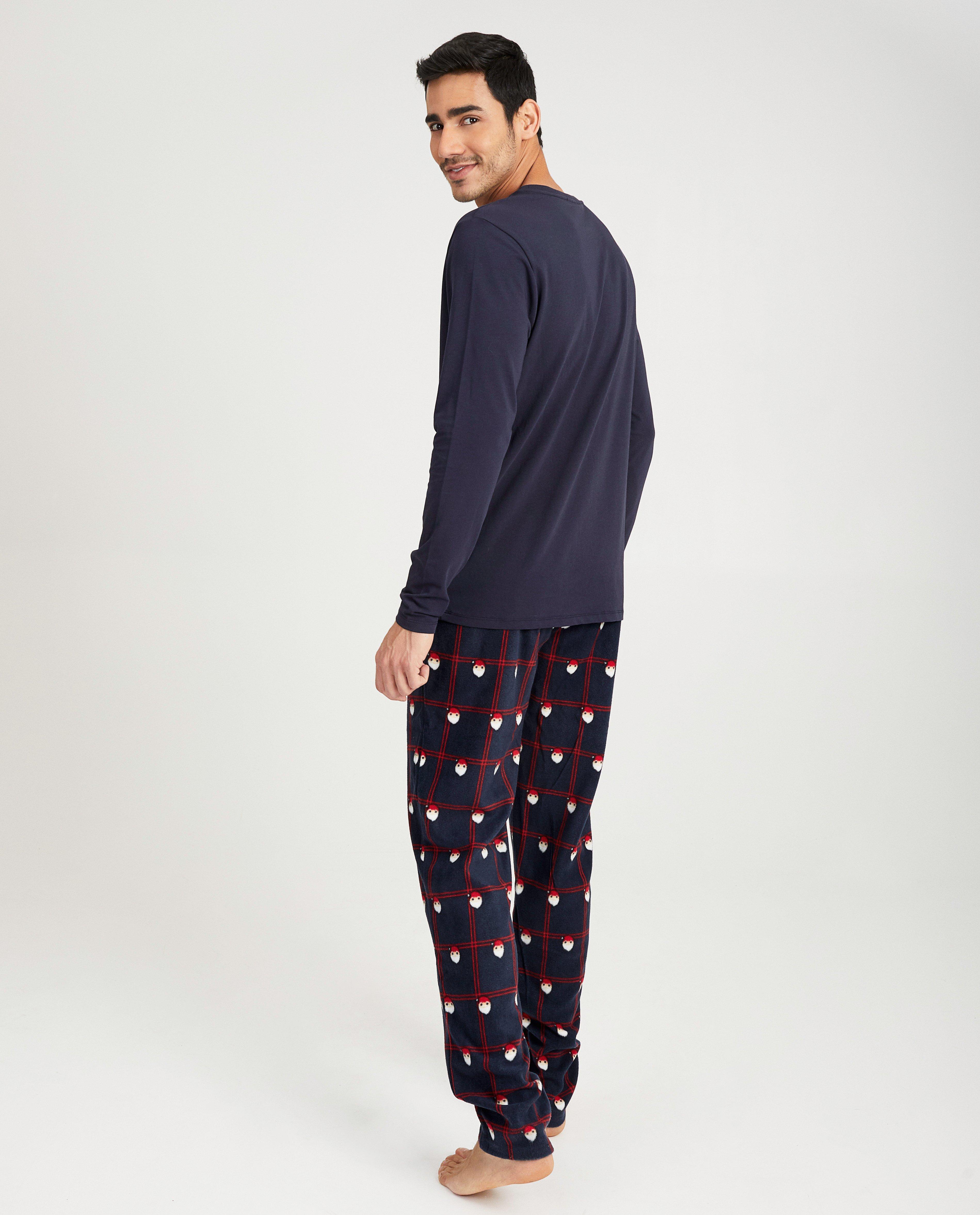 Blauwe kerst-pyjama - Product Detail - donkerblauw - afbeelding nummer 3