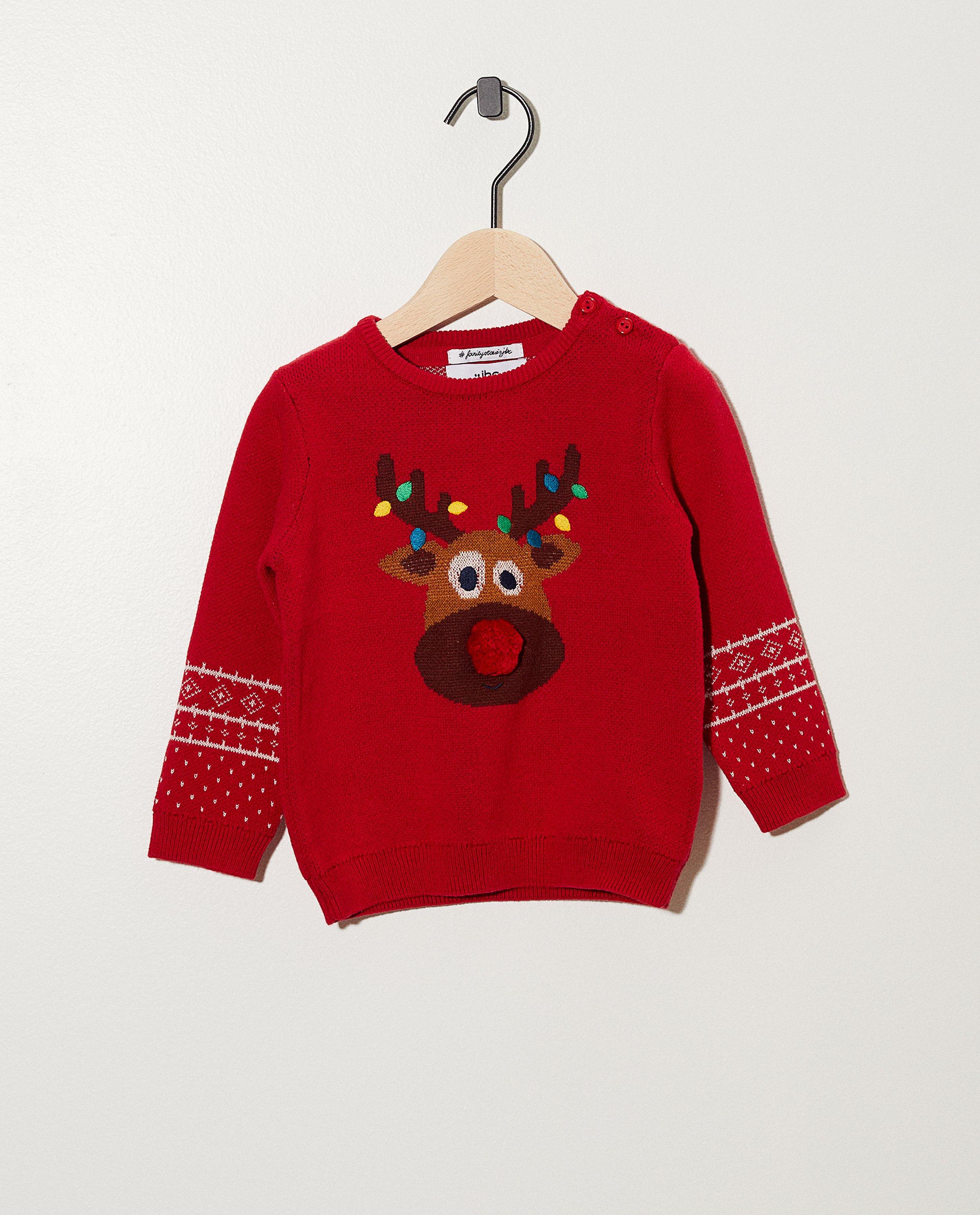 Rode trui met rudolf - #familystoriesJBC - JBC