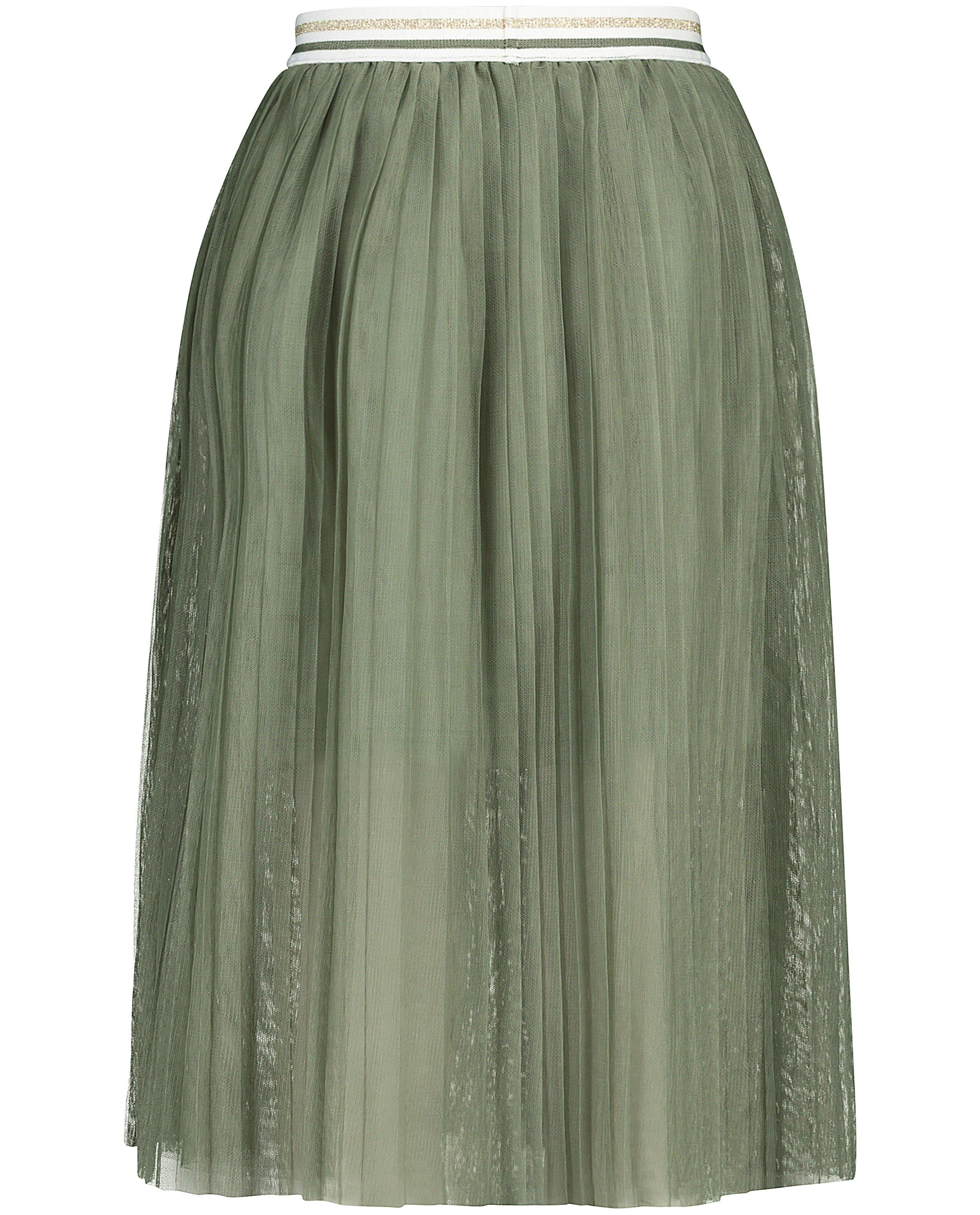 Rokken - Groene maxi-rok met tule Communie