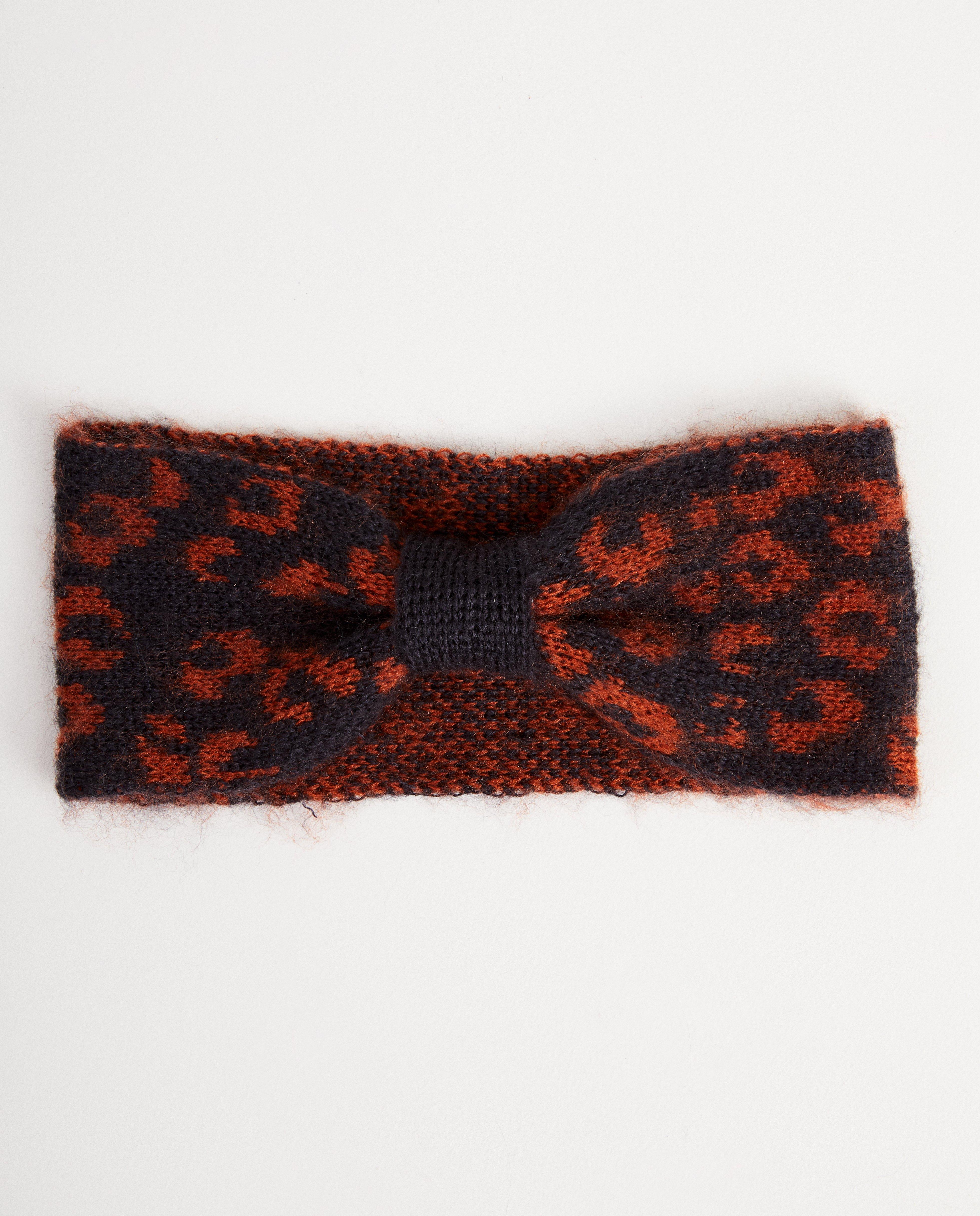 Donkerblauwe hoofdband met print - allover - JBC