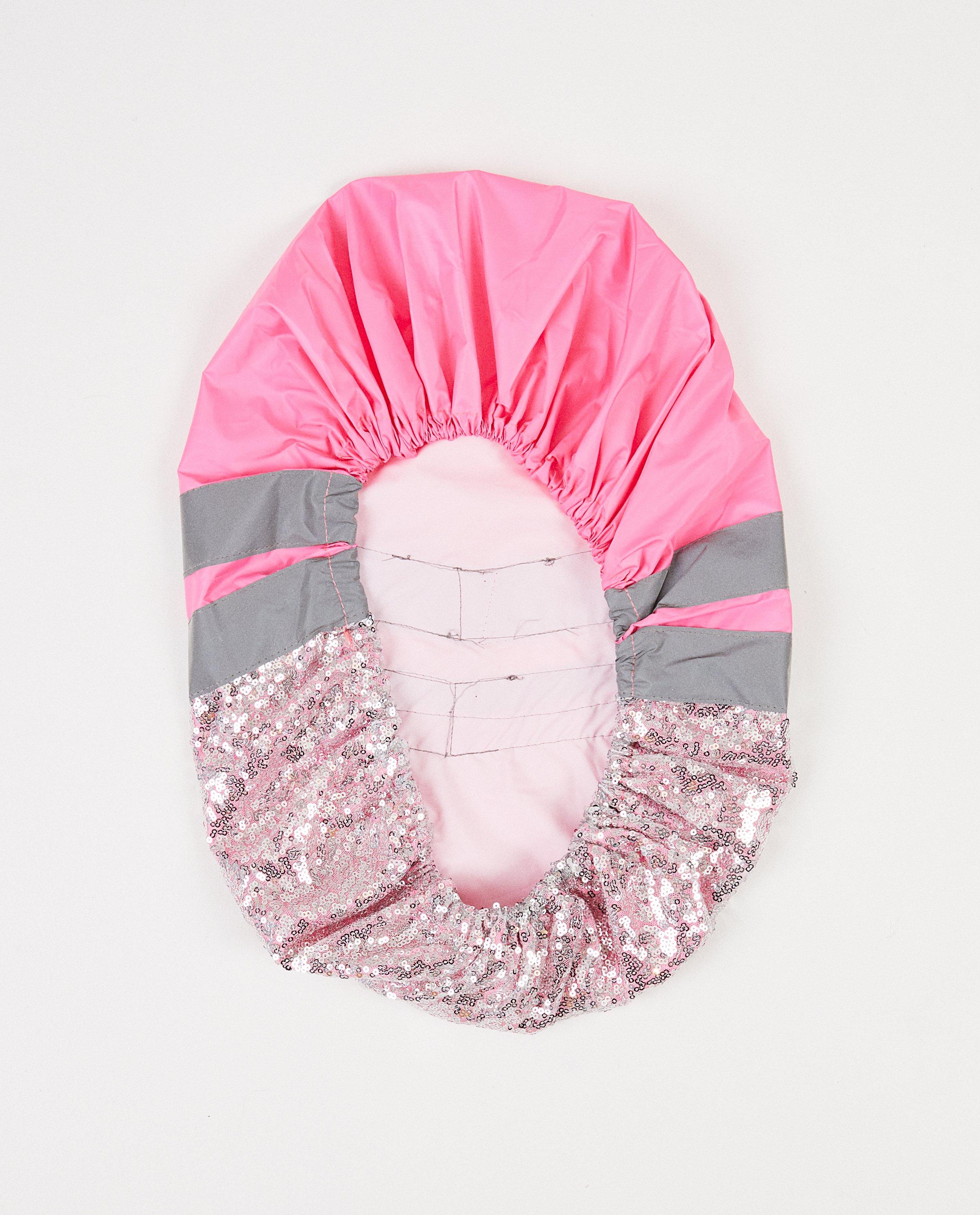 Gadgets - Roze rugzakcover met pailletten
