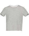 T-shirts - Wit T-shirt met zwarte strepen