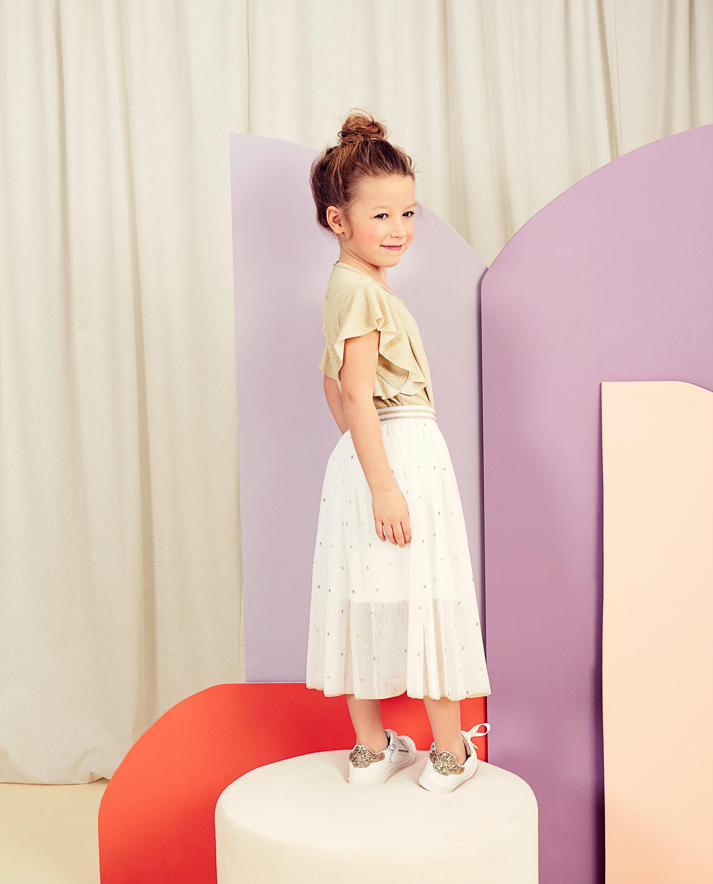 Witte rok met tule Communie - Product Detail - lichtbeige - afbeelding nummer 3