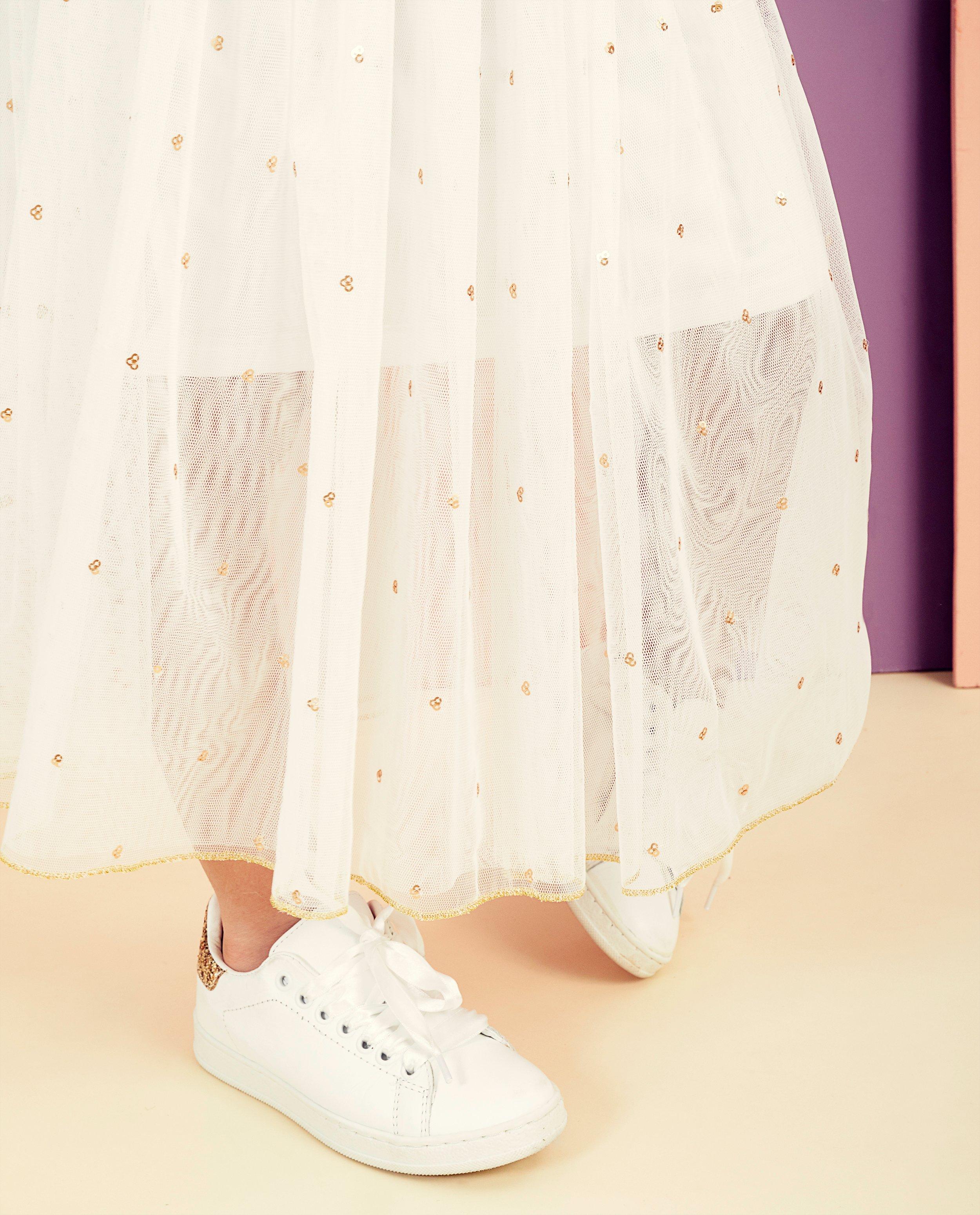 Witte rok met tule Communie - Product Detail - lichtbeige - afbeelding nummer 4