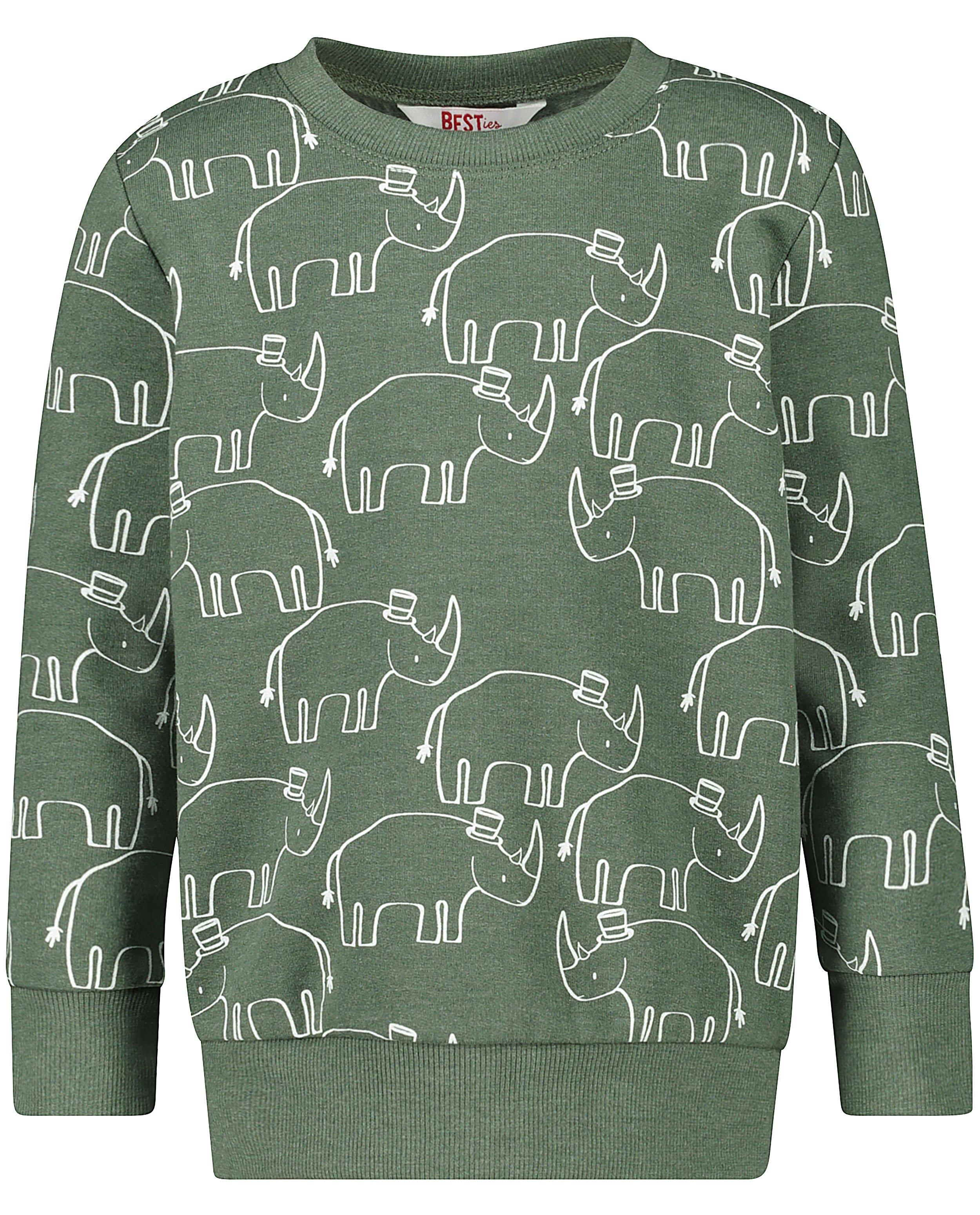 Sweats - Gele sweater met print BESTies