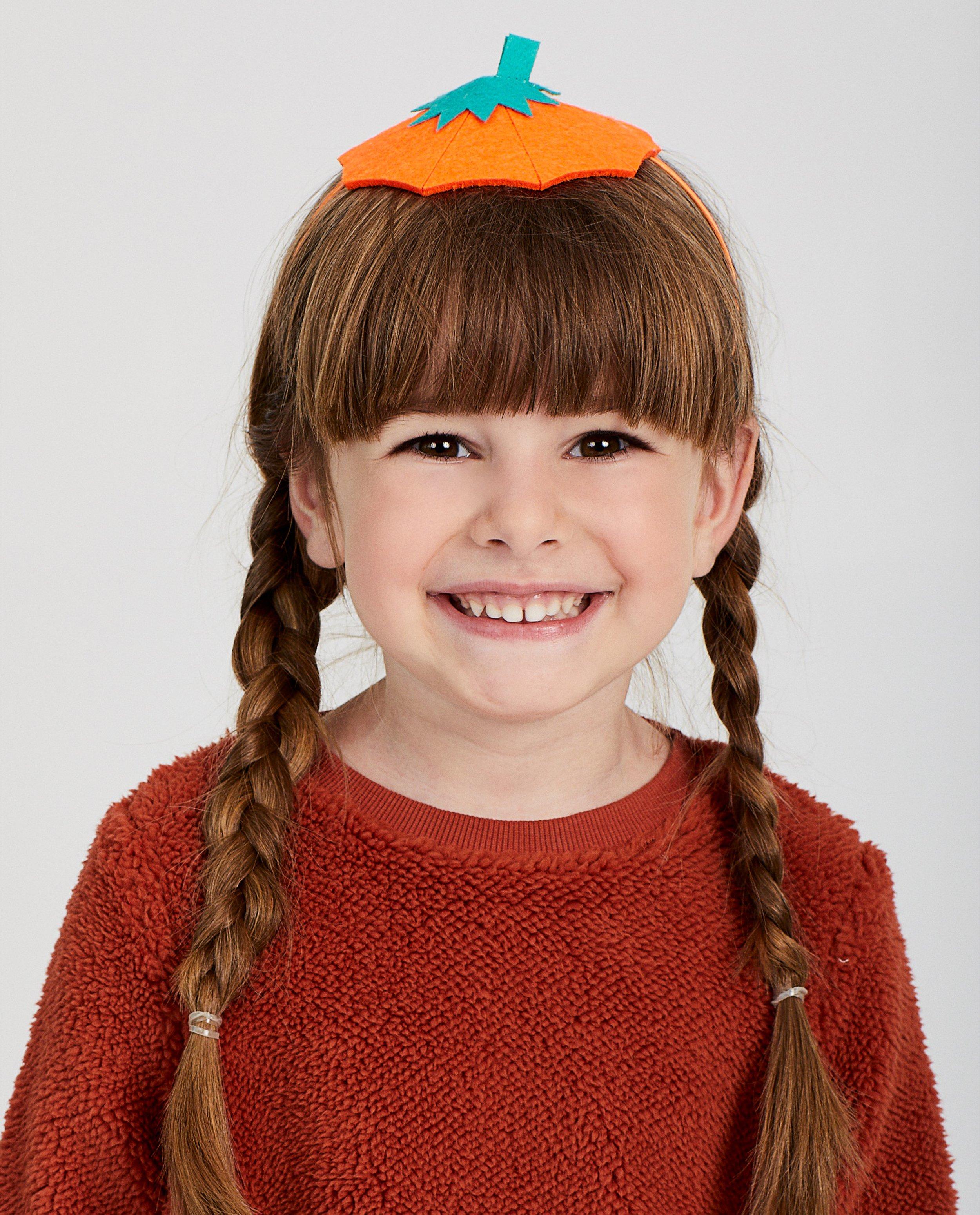 Oranje pompoen-diadeem - Halloween - JBC