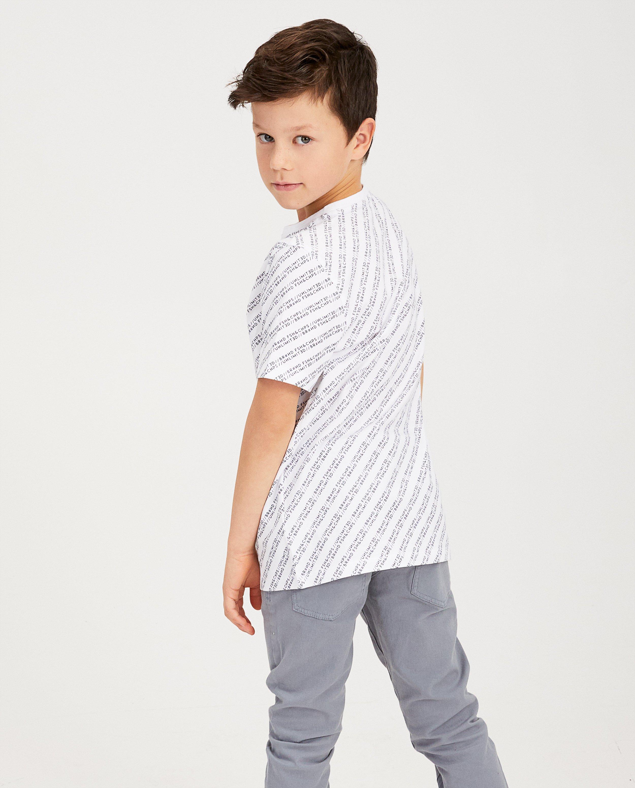 T-shirts - Rood T-shirt met opschrift