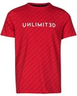 T-shirts - Rood T-shirt met opschrift