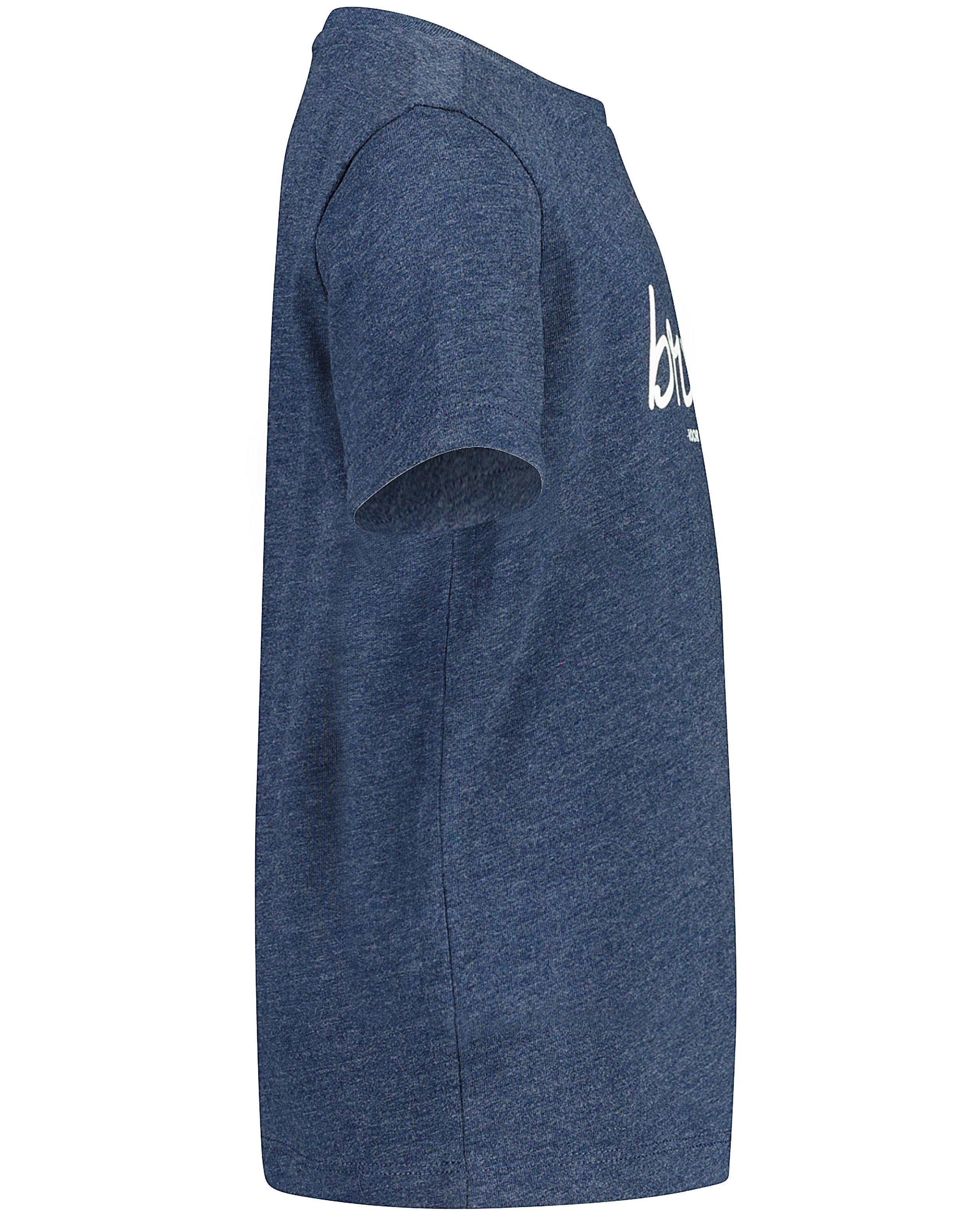 Blauw T-shirt met opschrift (NL) - Product Detail - donkerblauw - afbeelding nummer 6