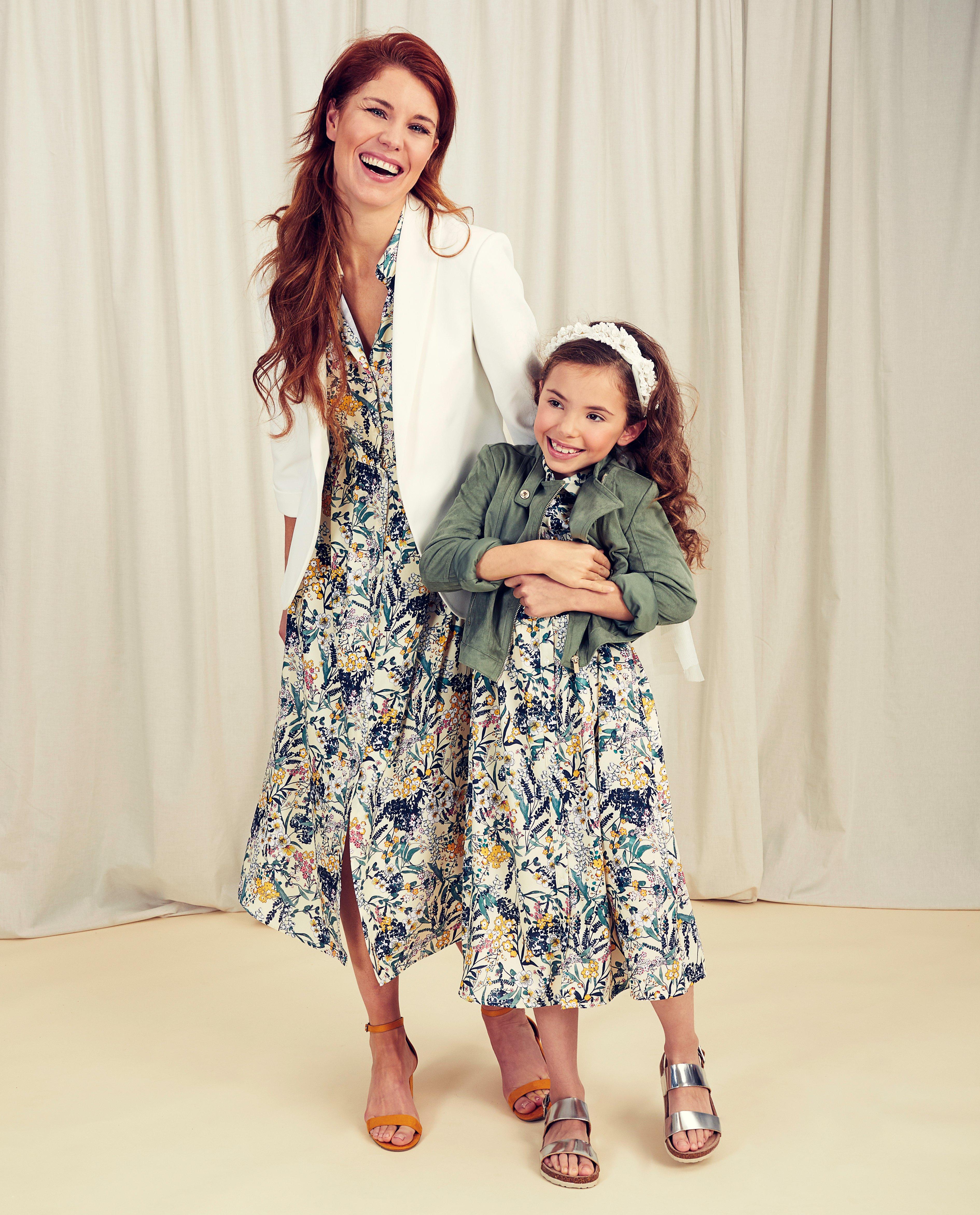 Robes - Robe fleurie Communion, 6-14 ans