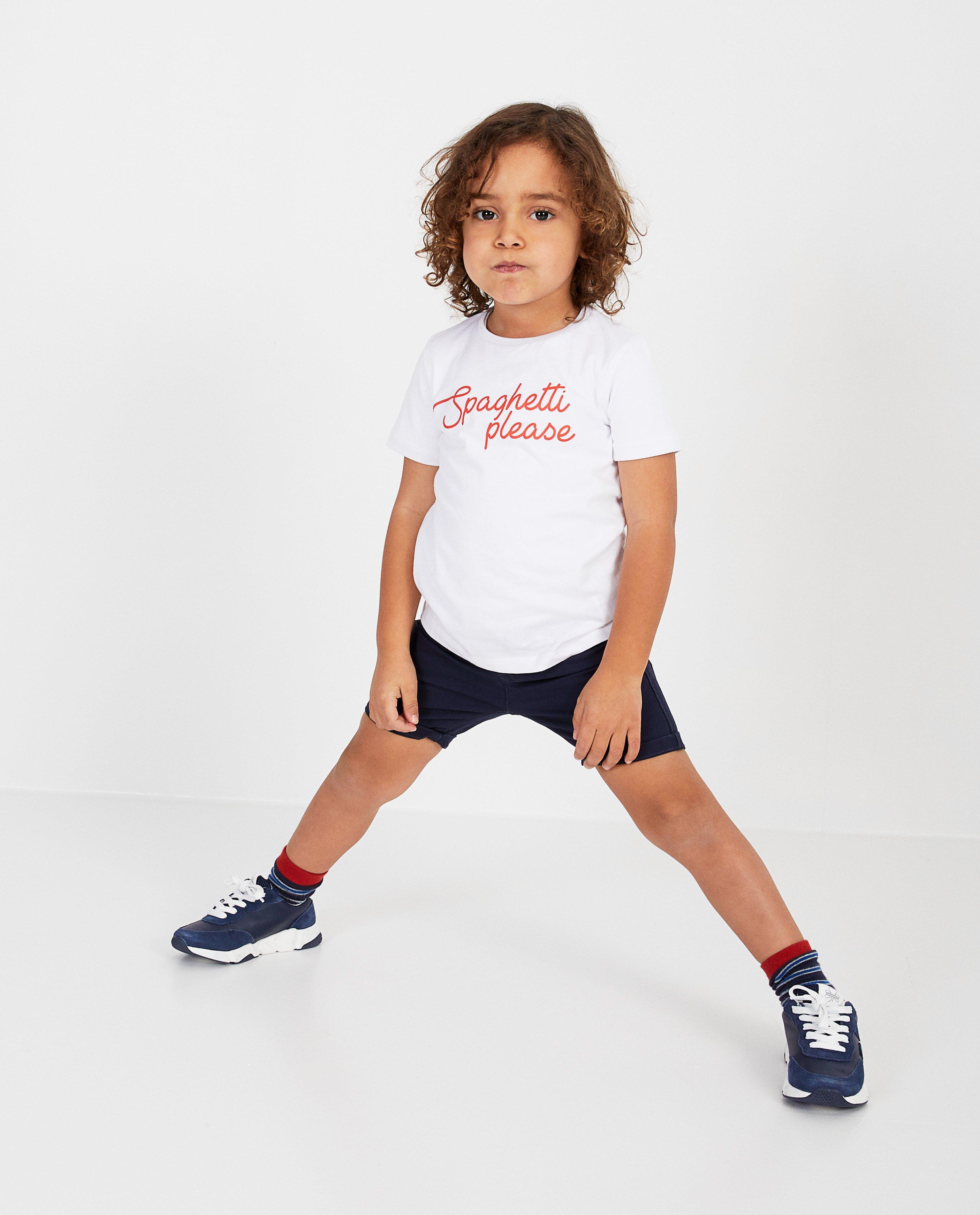 T-shirt met opschrift BESTies - null - Besties