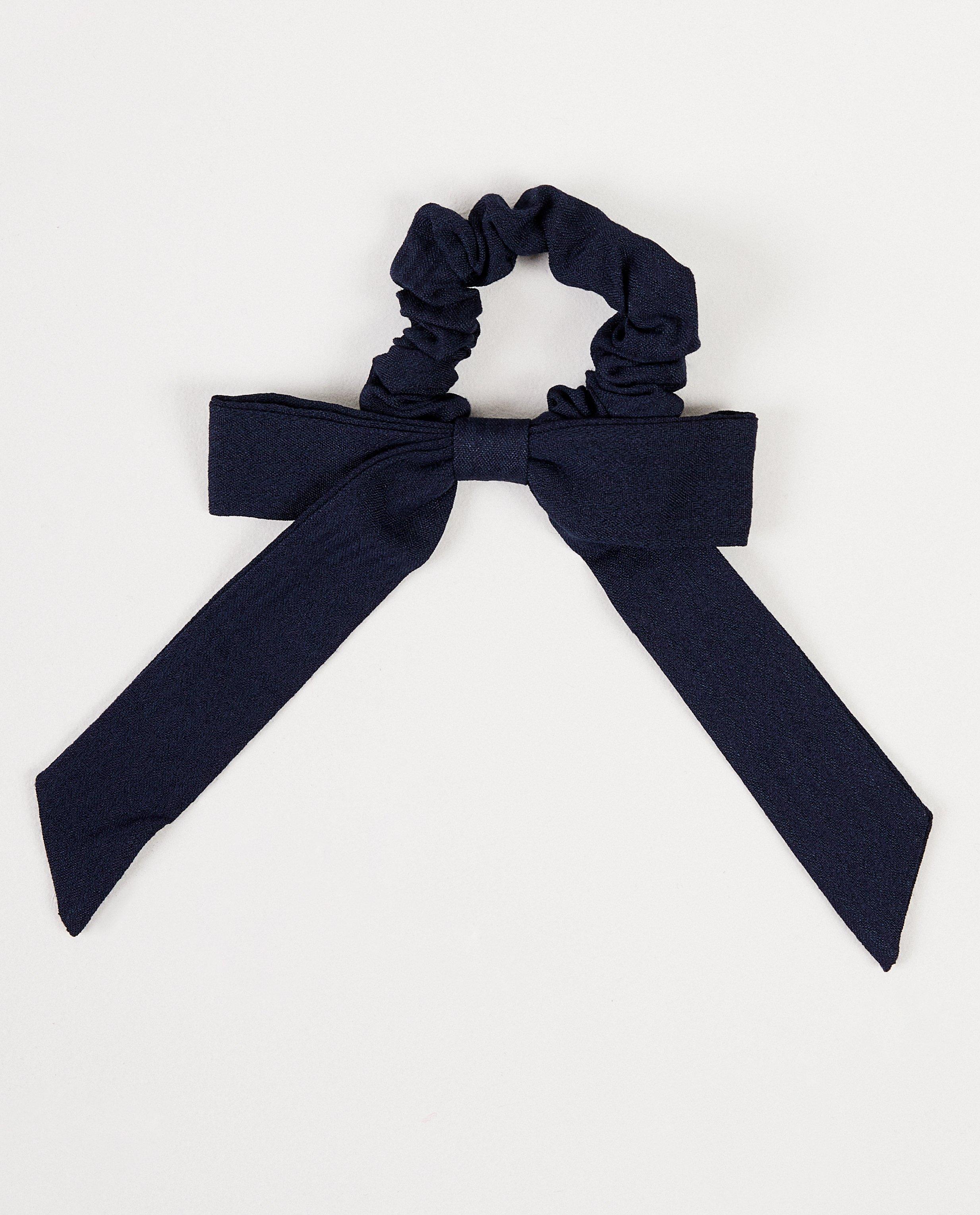 Chouchou bleu marine, nœud - Maya - JBC