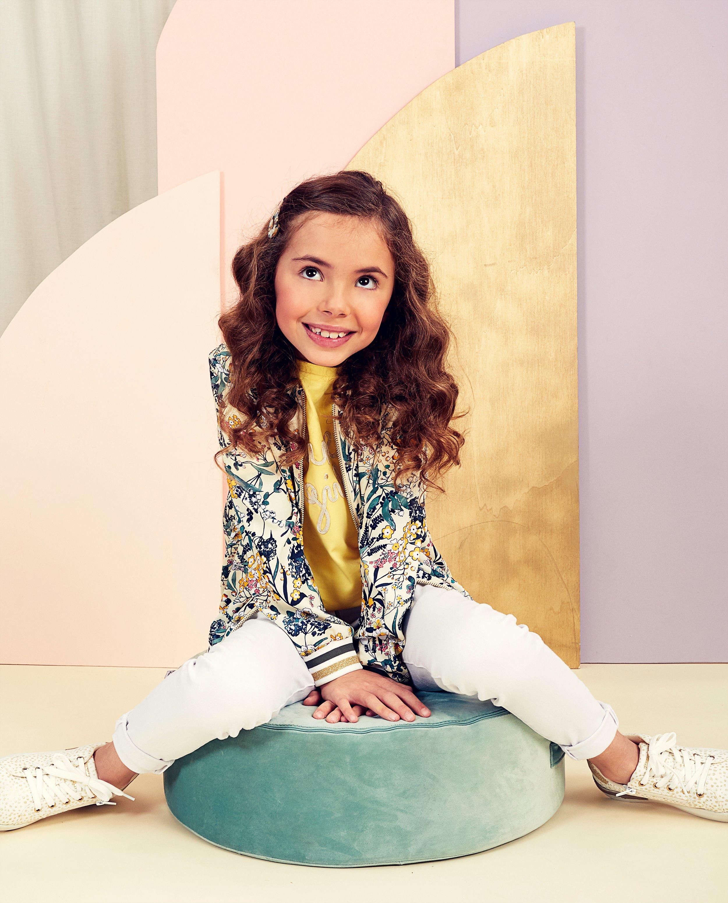 Vest met print Communie, 6-14 jaar - met rits - Milla Star
