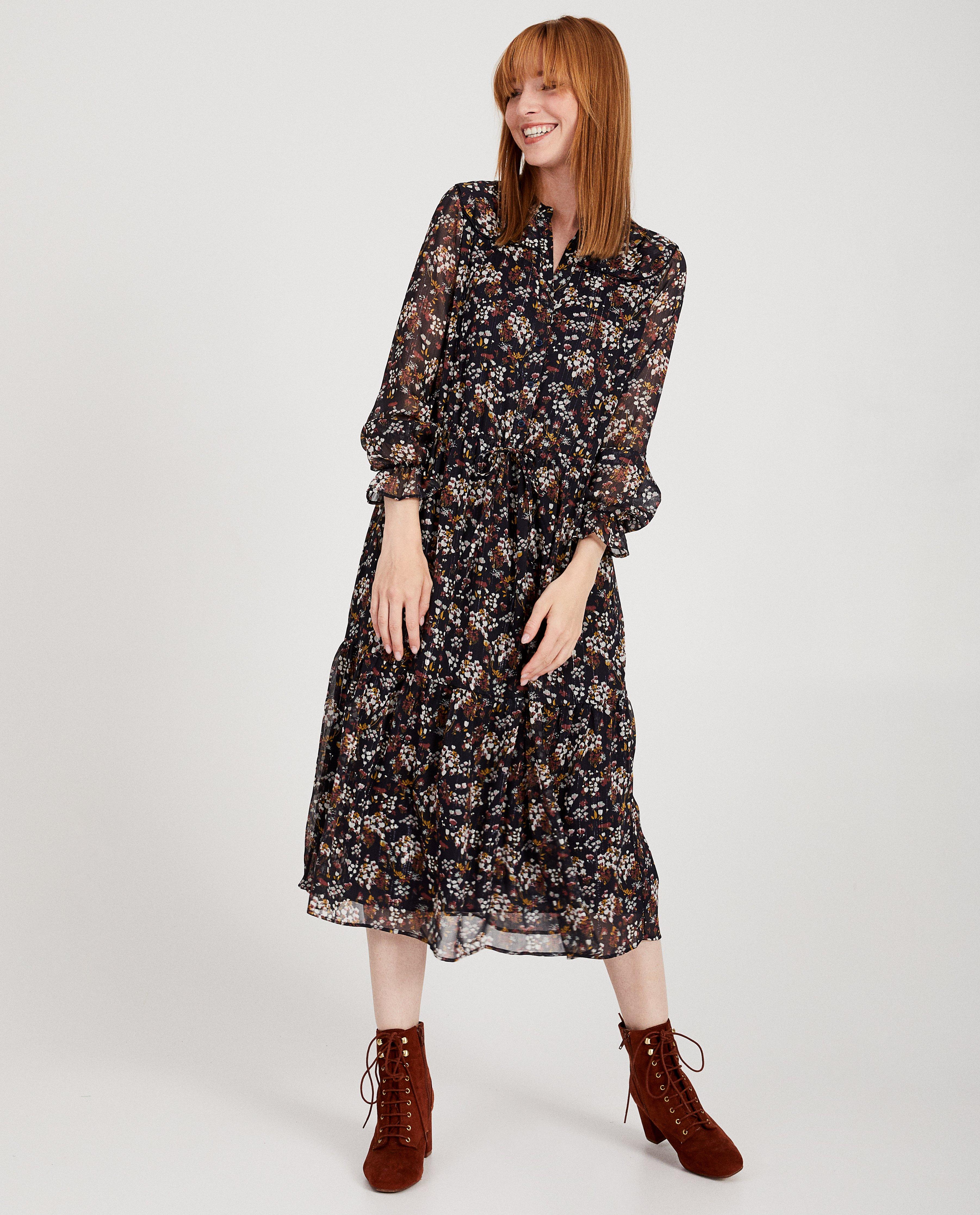 Robe à imprimé fleuri Youh ! - et fil métallisé - YOUH!