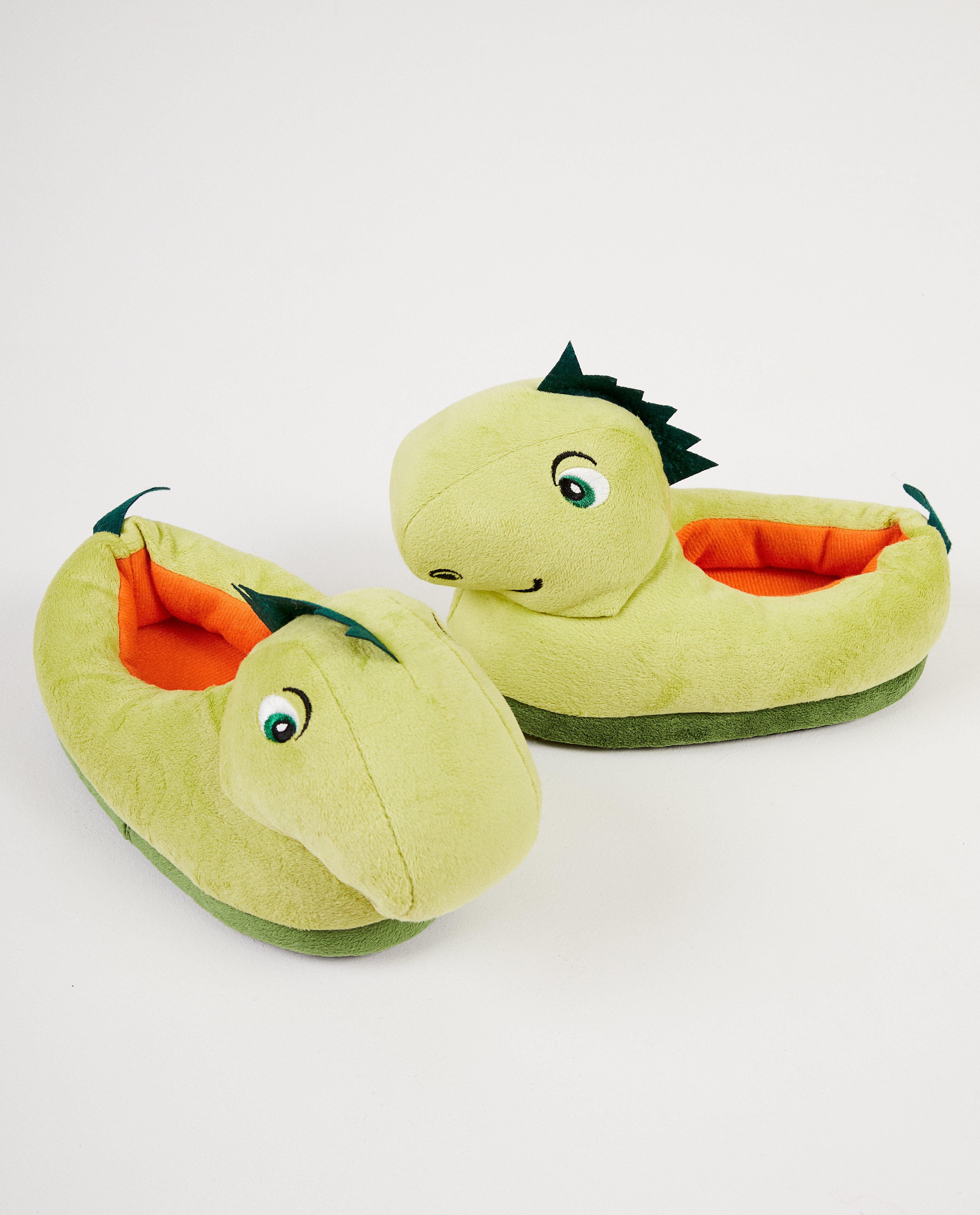 Groene dino-pantoffels, 28-33 - funlab - JBC