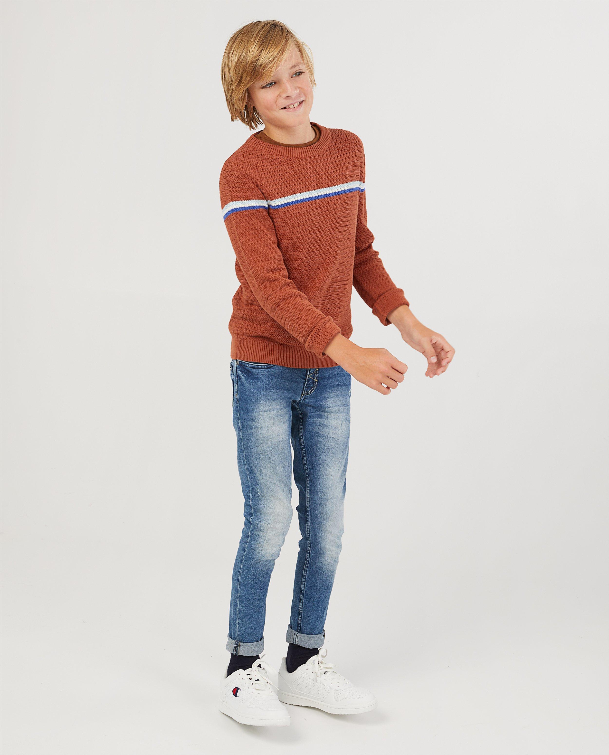 Roestbruine trui Communie - null - Kidz Nation