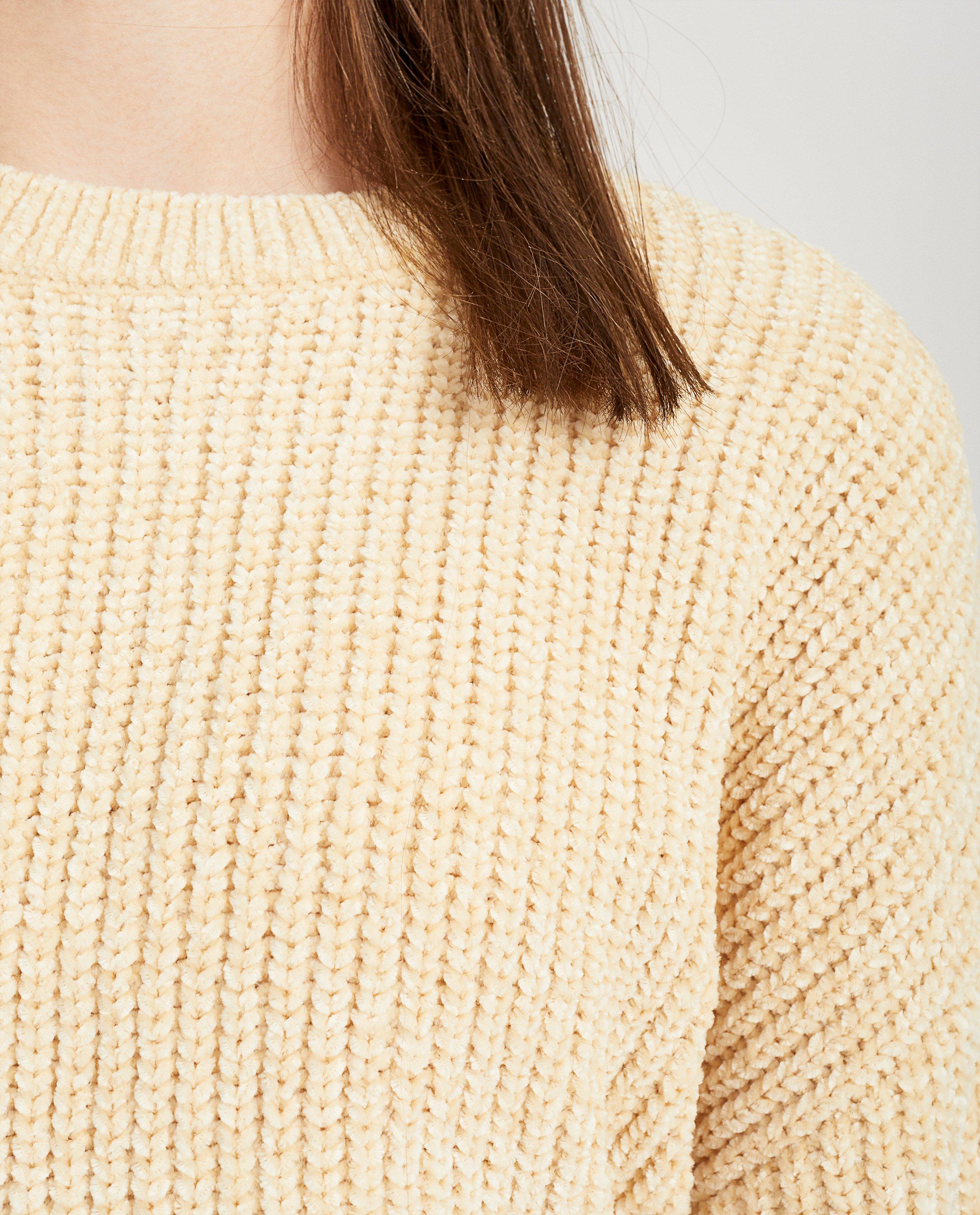 Truien - Beige gebreide trui