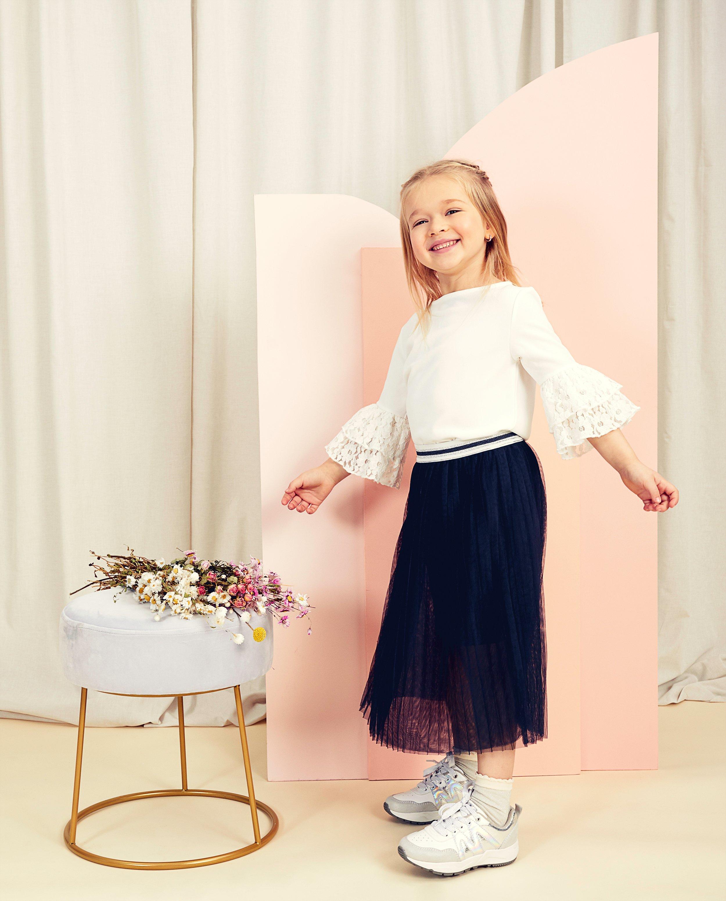 Witte blouse met kant Communie - Product Detail - lichtbeige - afbeelding nummer 1