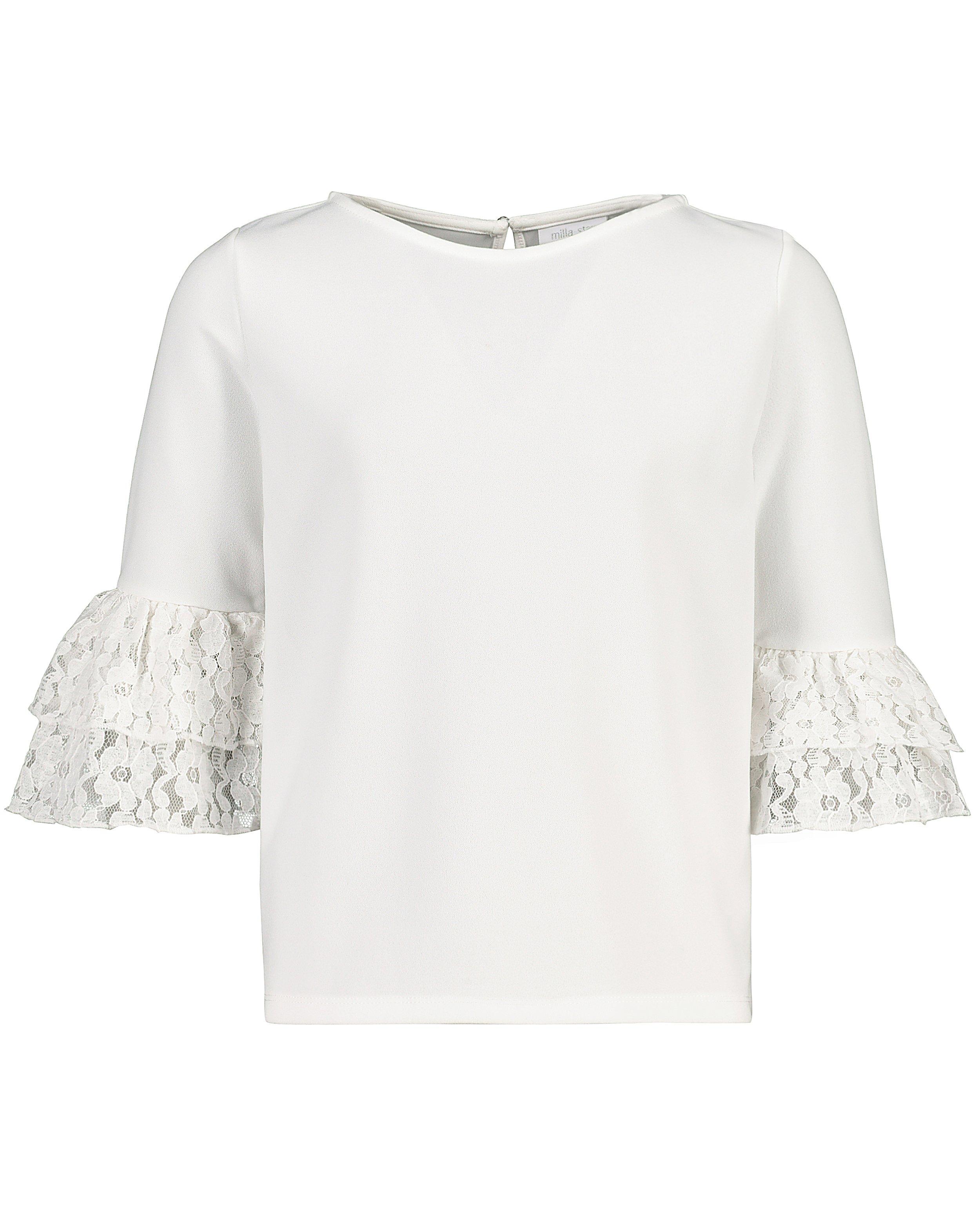 Witte blouse met kant Communie - Product Detail - lichtbeige - afbeelding nummer 6