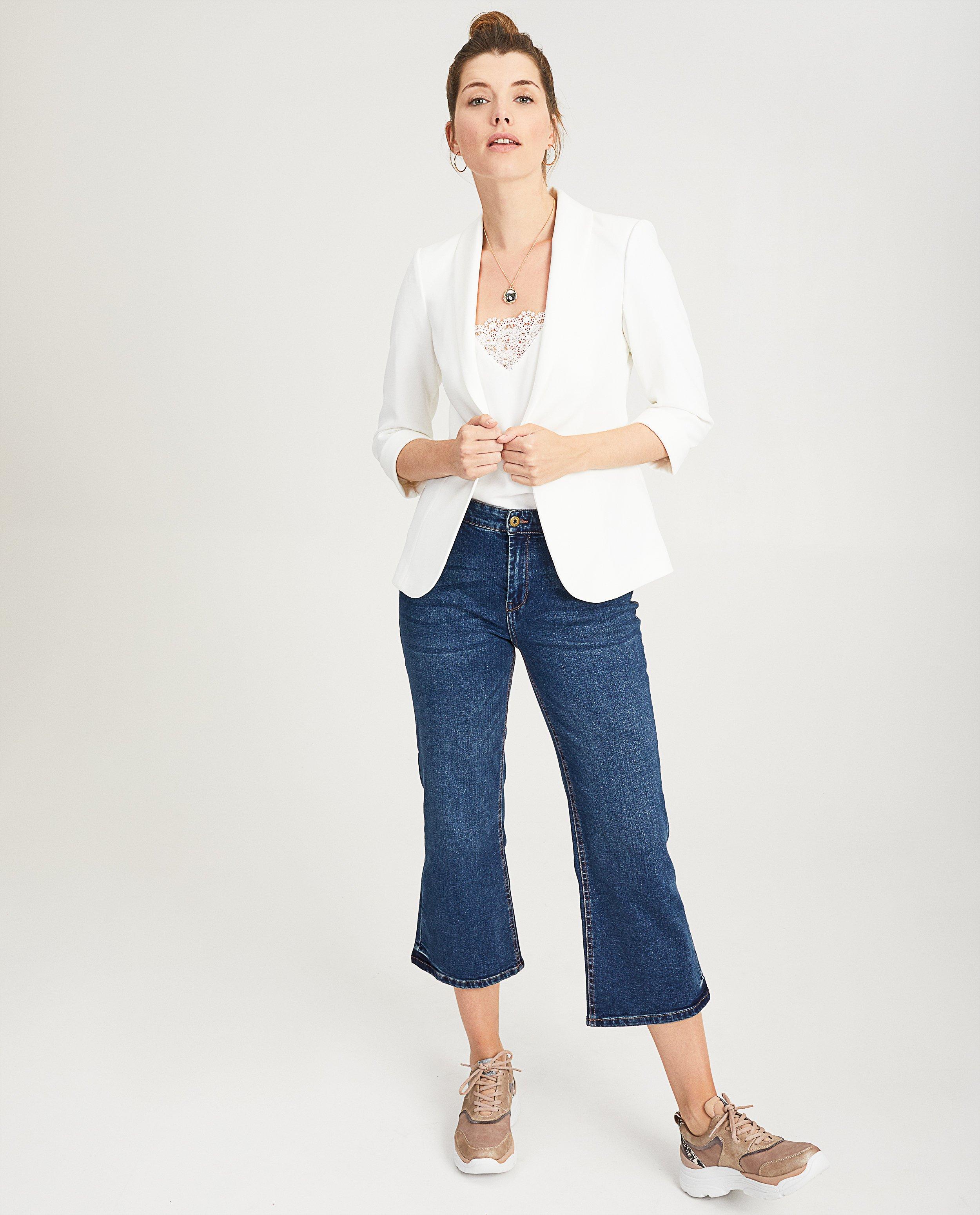 Witte blazer - basic - Sora