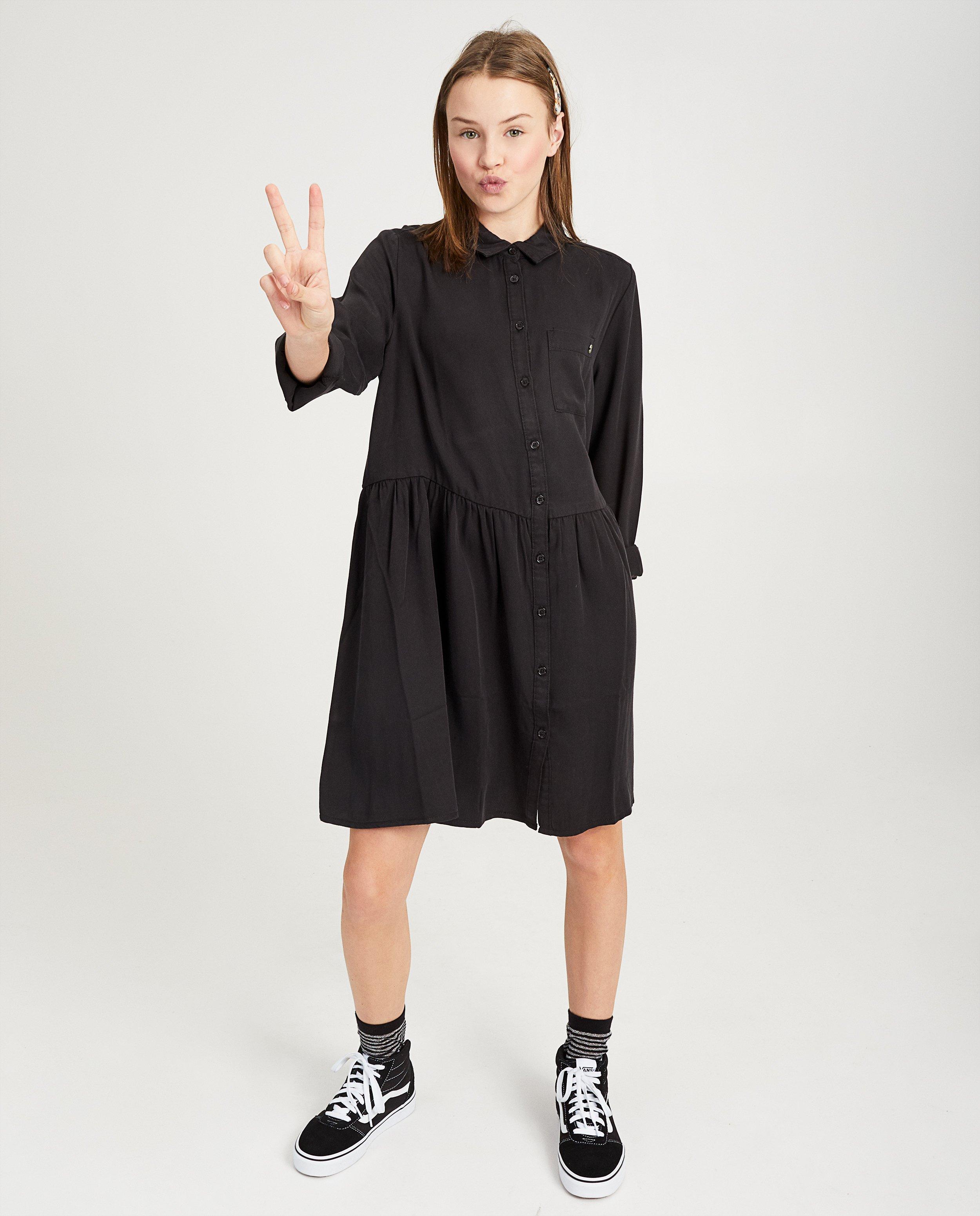 Robe noire - en lyocell - Groggy