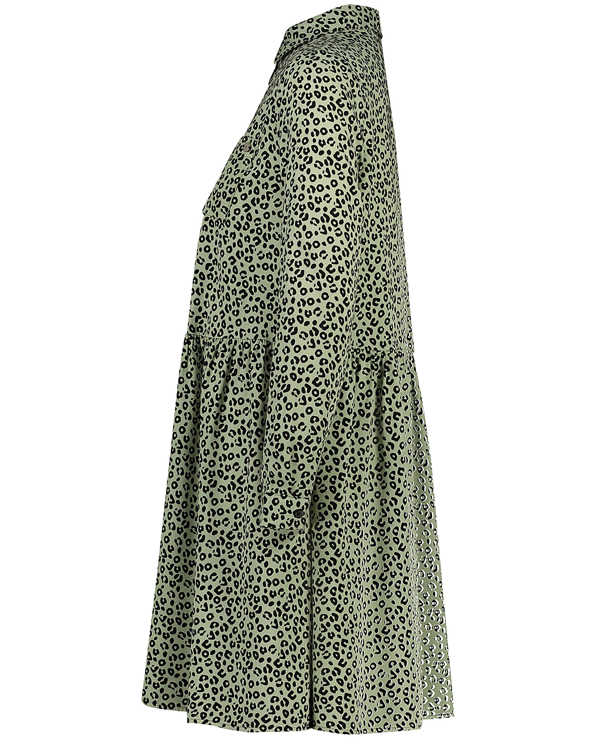 Robes - Robe verte, imprimé léopard