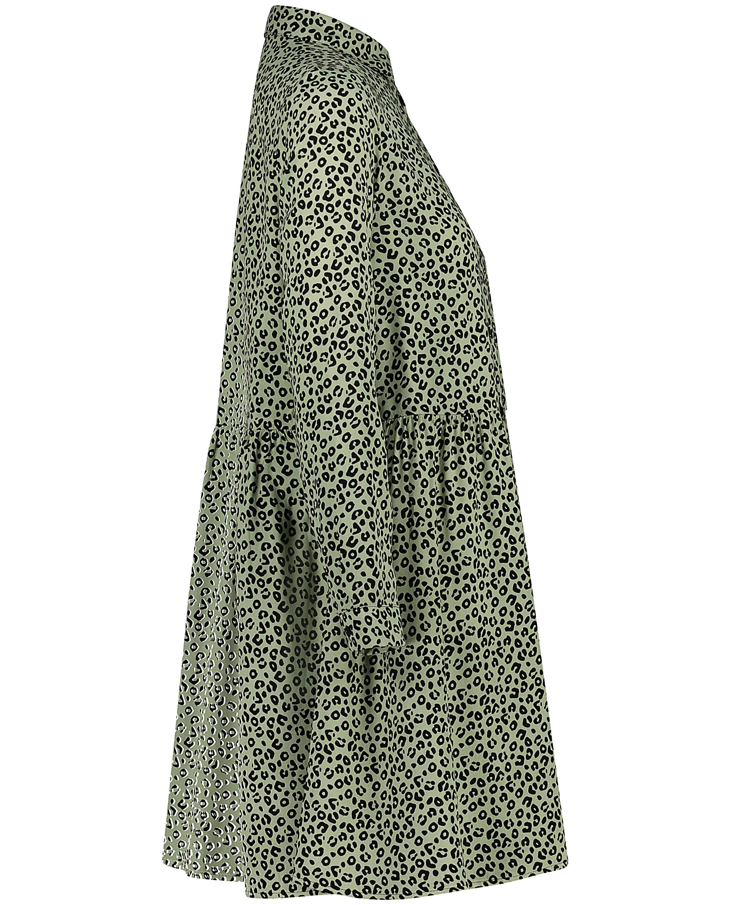 Robes - Robe verte, imprimé léopard