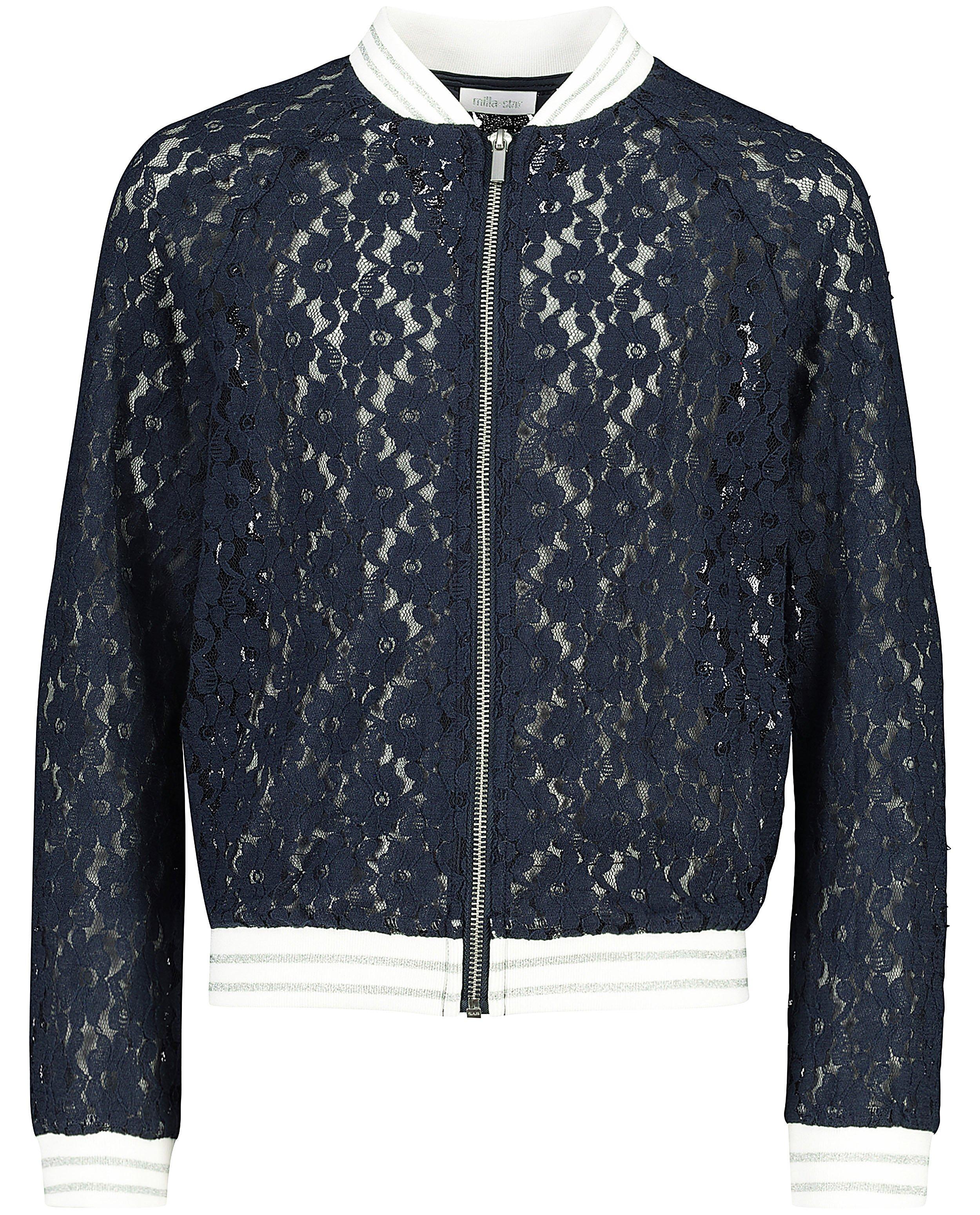 Blazers - Blauw vest met kant Communie