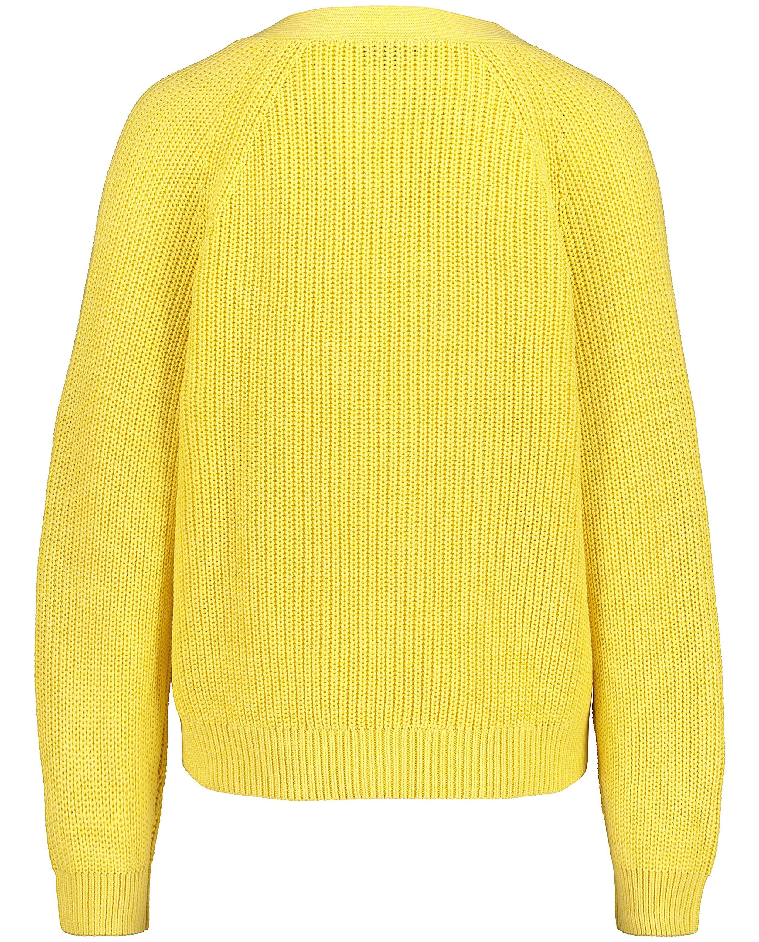 Cardigans - Geel vest met knopen Sora