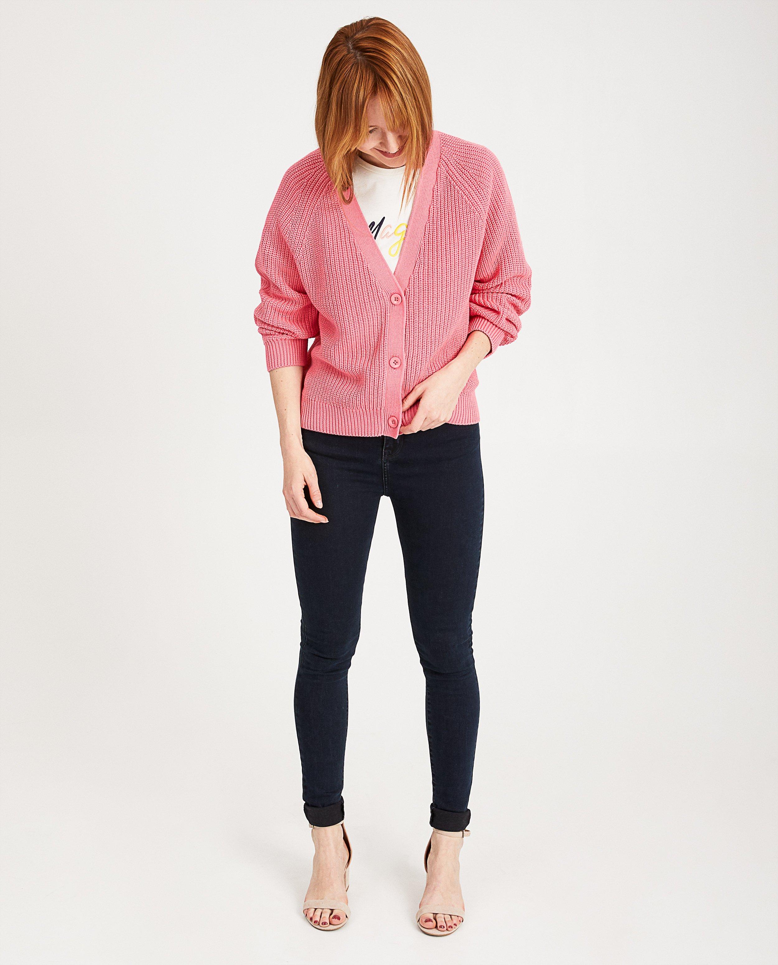 Roze vest met knopen Sora - Product Detail - roze - afbeelding nummer 1